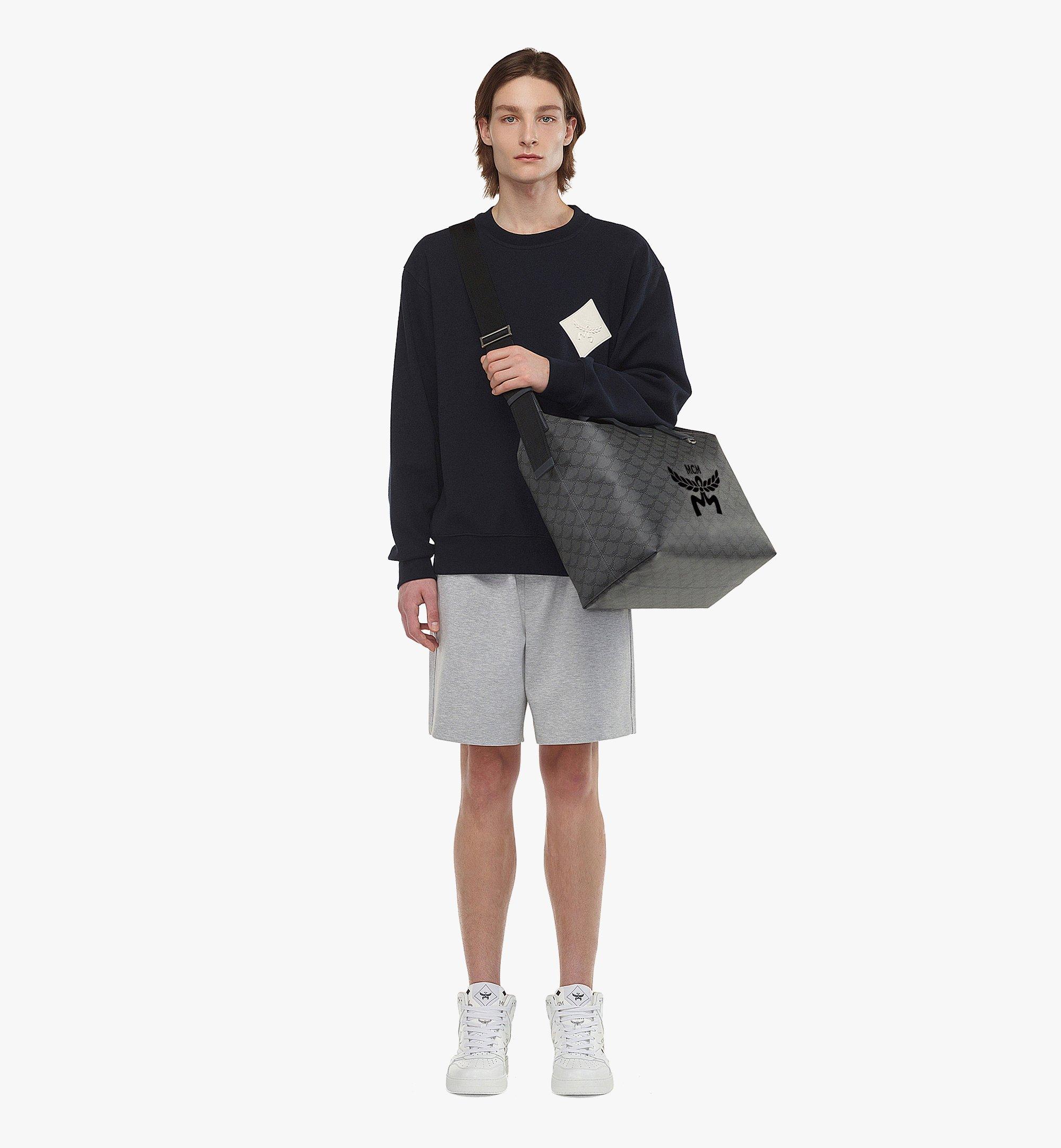 MCM Himmel E/W Tote in Lauretos Grey MMTEAAC04ED001 Alternate View 4