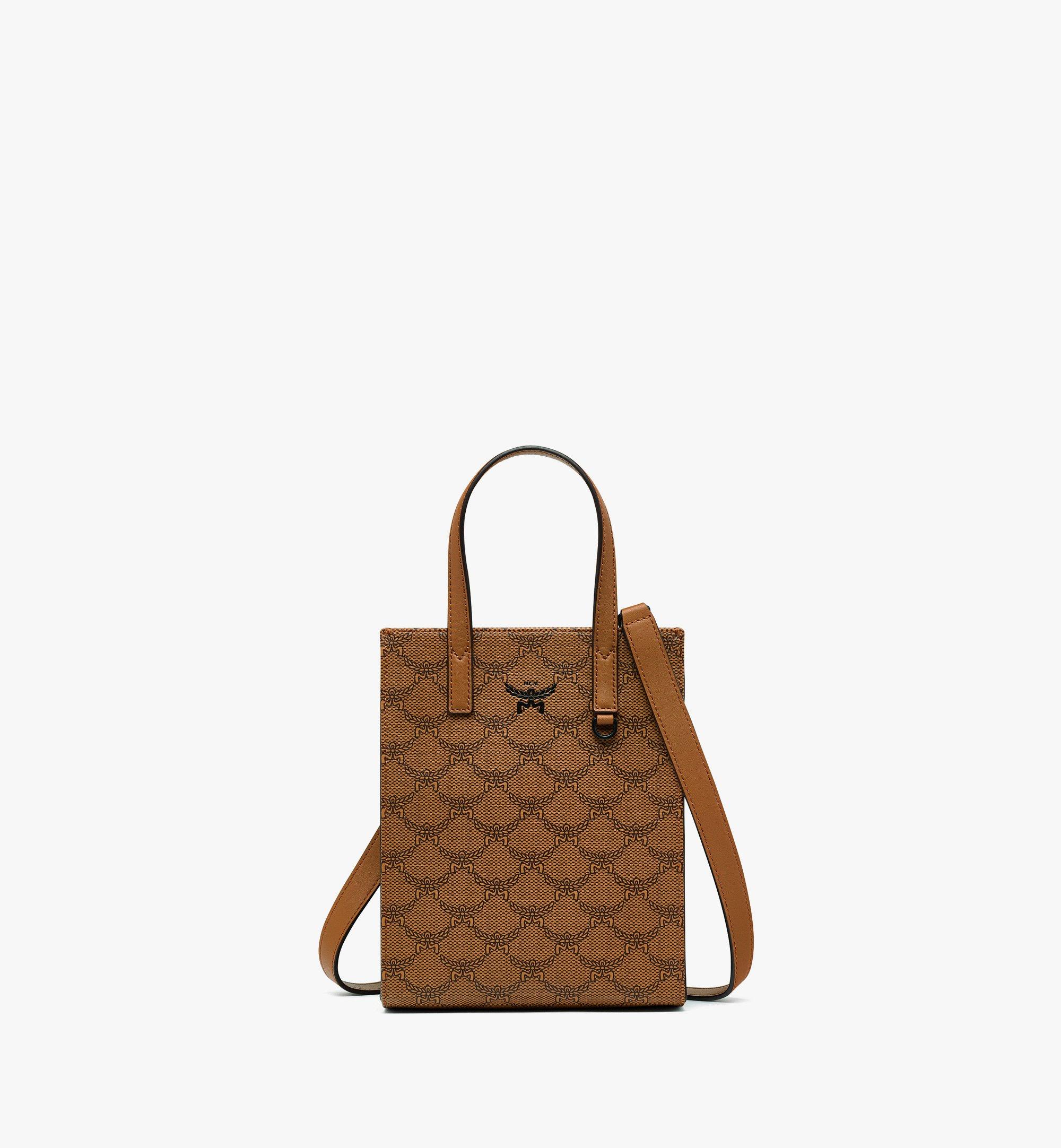 Mcm monogram tote bag sale