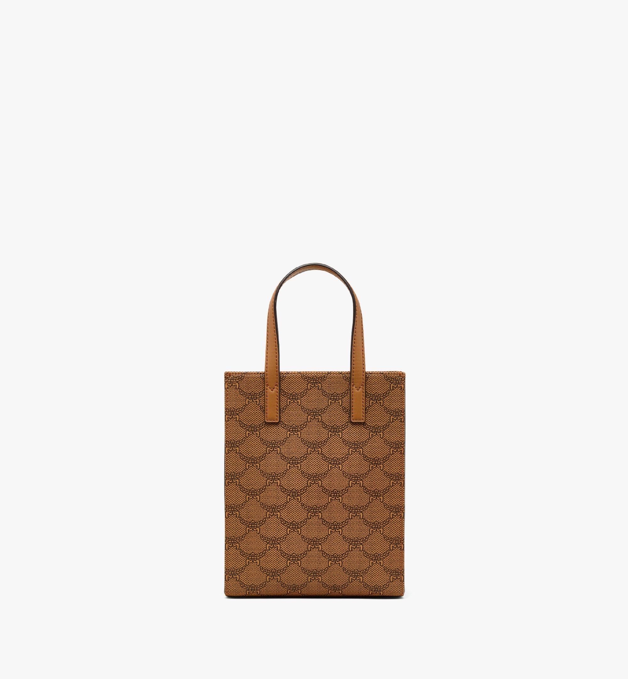 Mini Aren Tote in Monogram Mix Cognac MCM FR