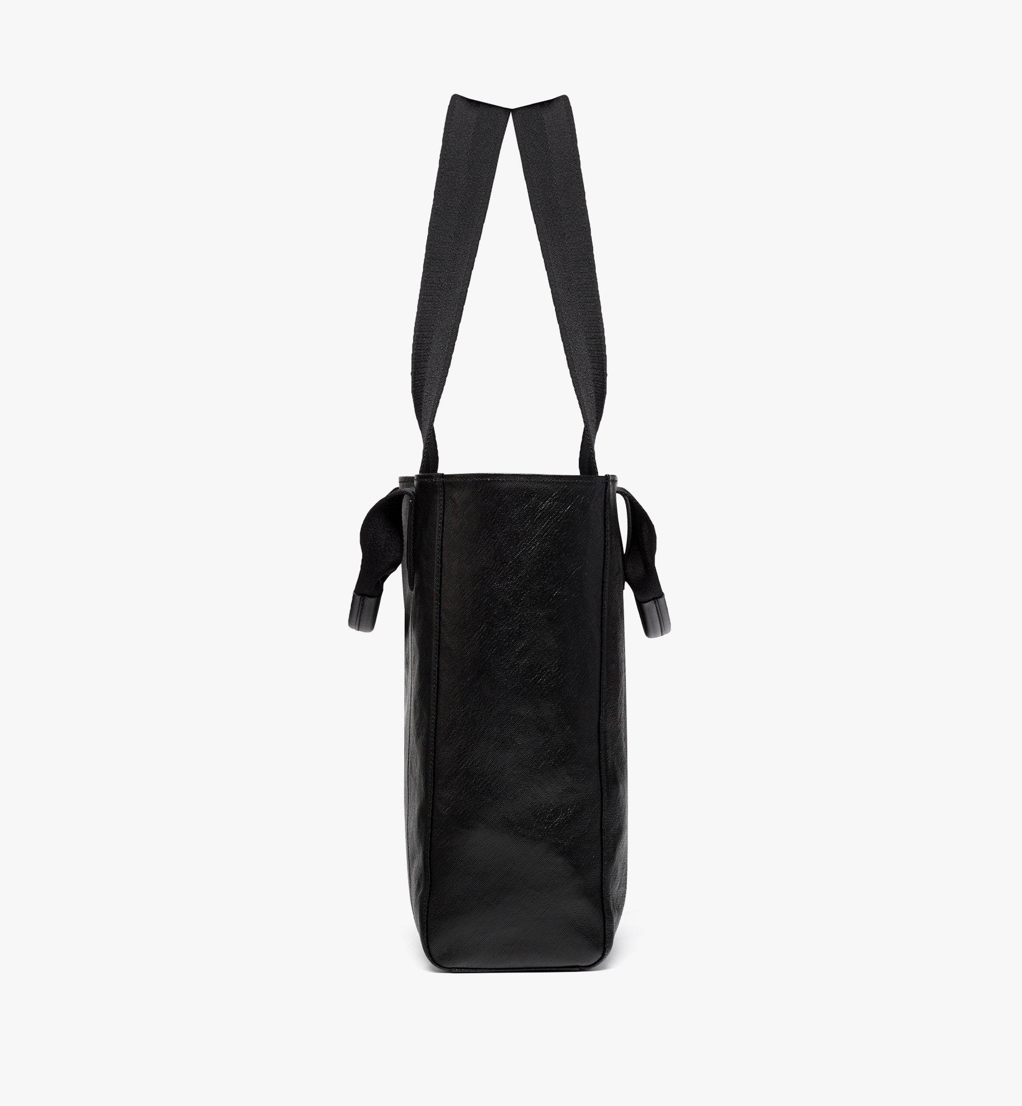 MCM リバーシブル ダイヤモンド トートバッグ - キャンバス レザー ミックス Black MMTESAK02BK001 ほかの角度から見る 1