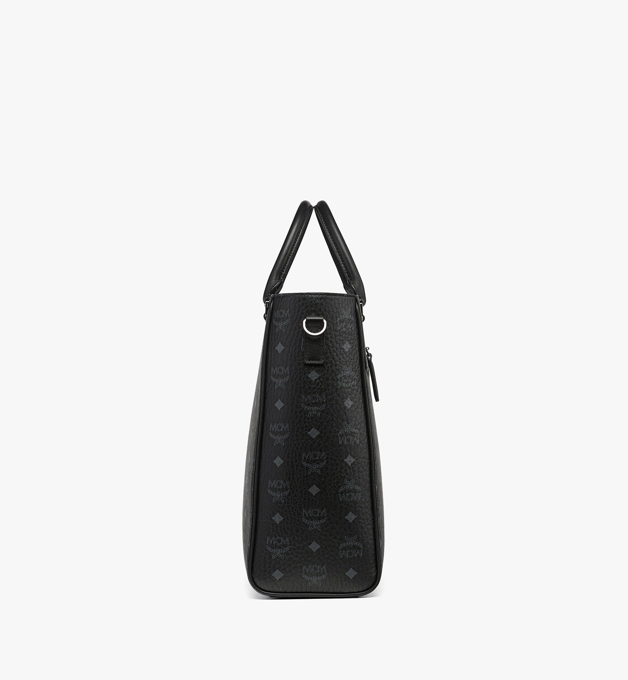 MCM Diamond E/W Tote in Visetos  MMTFAAK01BK001 Alternate View 1
