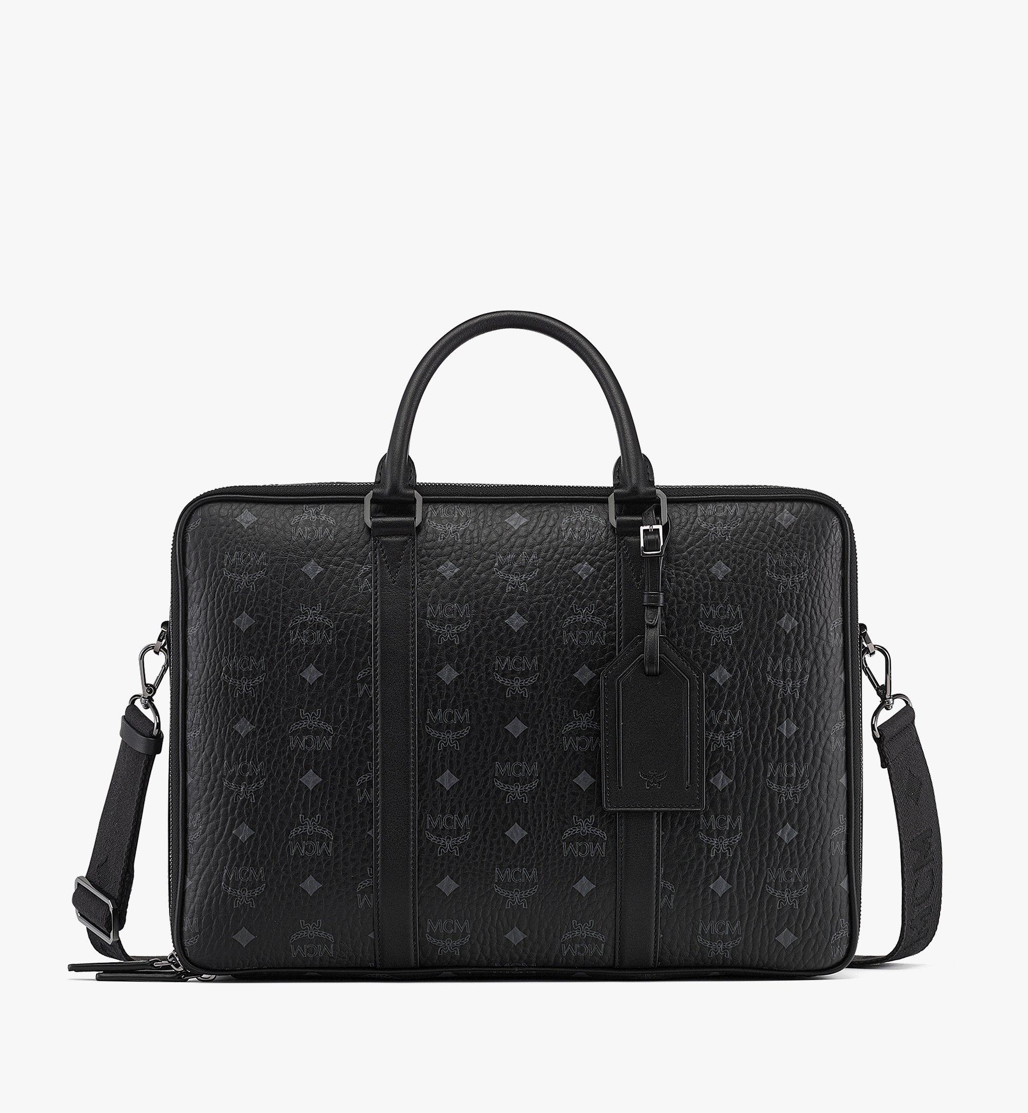 Large Klassik Briefcase in Visetos Black | MCM ®US