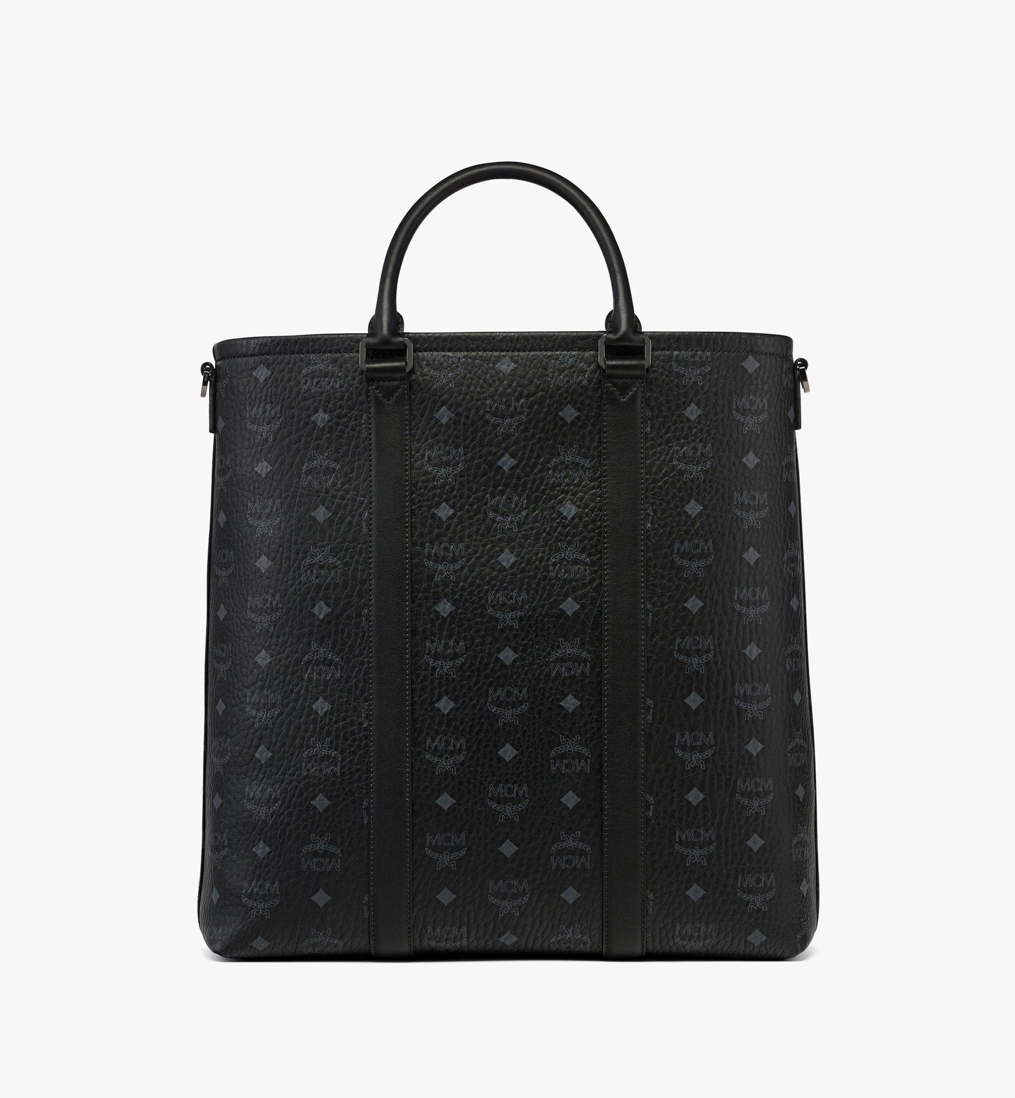 MCM Aren N/S Tote in Visetos  MMTFATA01BK001 Alternate View 3