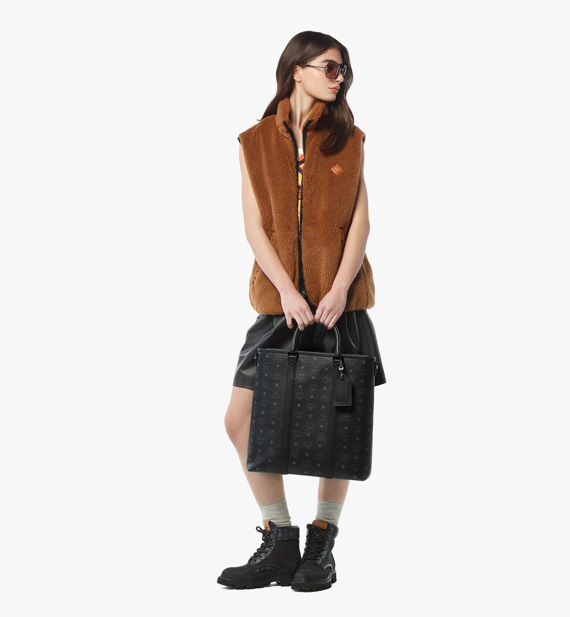MCM Aren N/S Tote in Visetos  MMTFATA01BK001 Alternate View 5