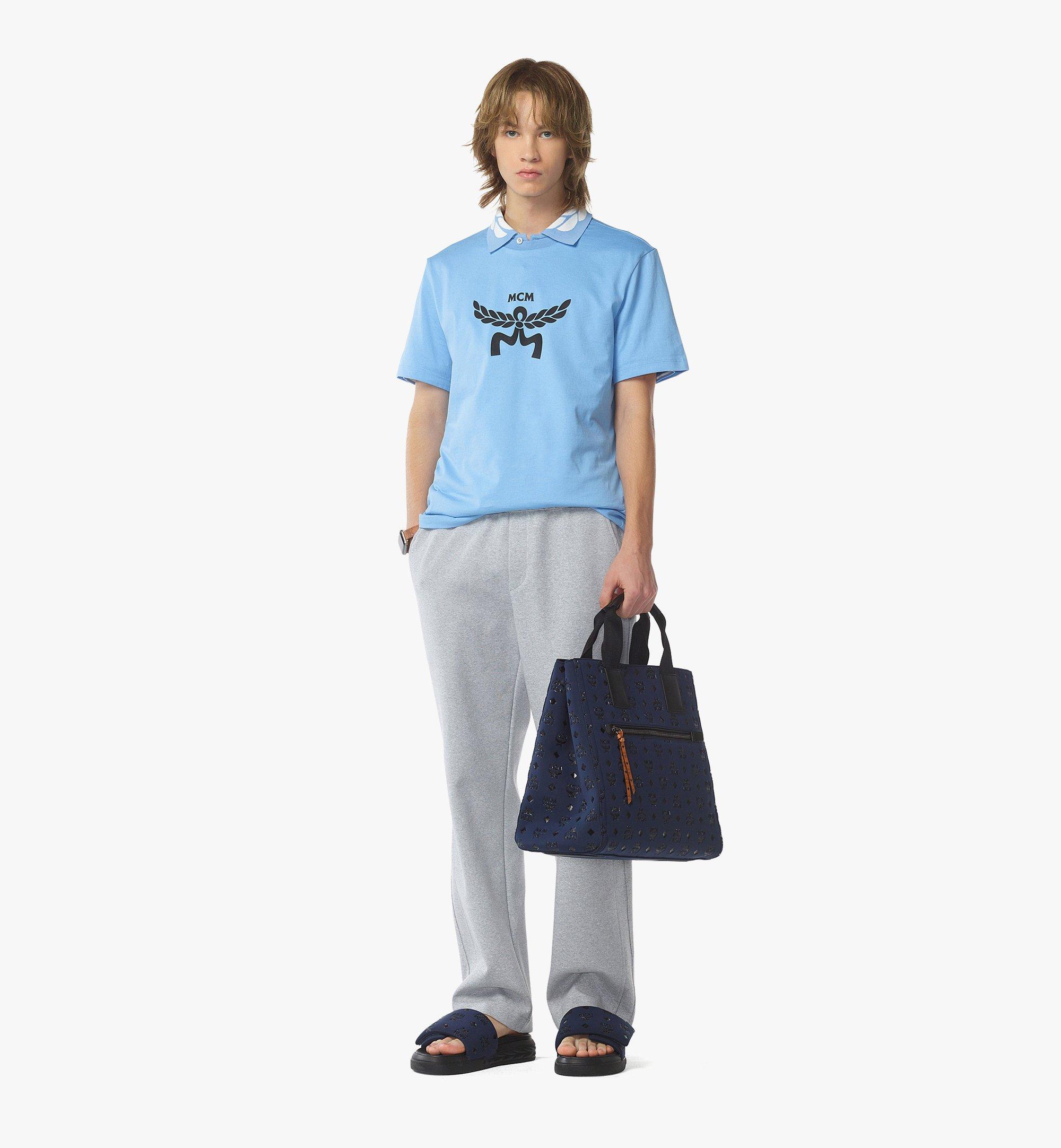 MCM Aren Tote in Monogram Neoprene Blue MMTFSTA03VC001 Alternate View 4
