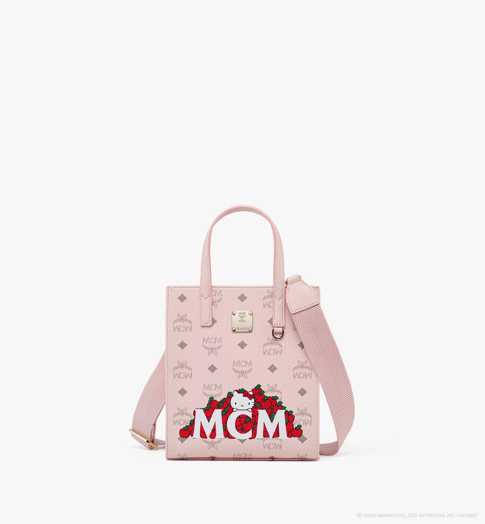 Mini MCM x HELLO KITTY Aren Tote in Visetos Pink MCM JP