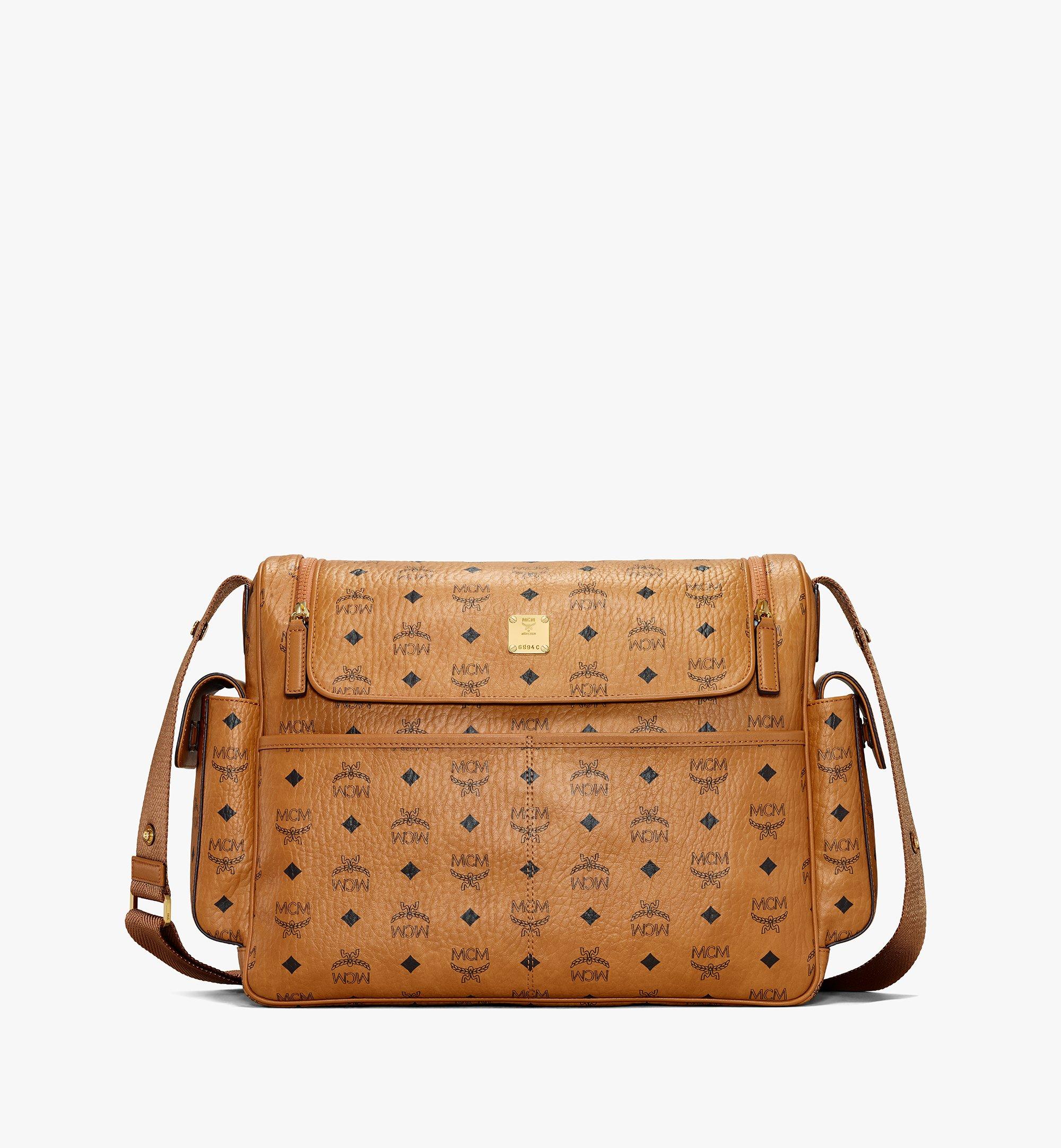 cognac diaper bag