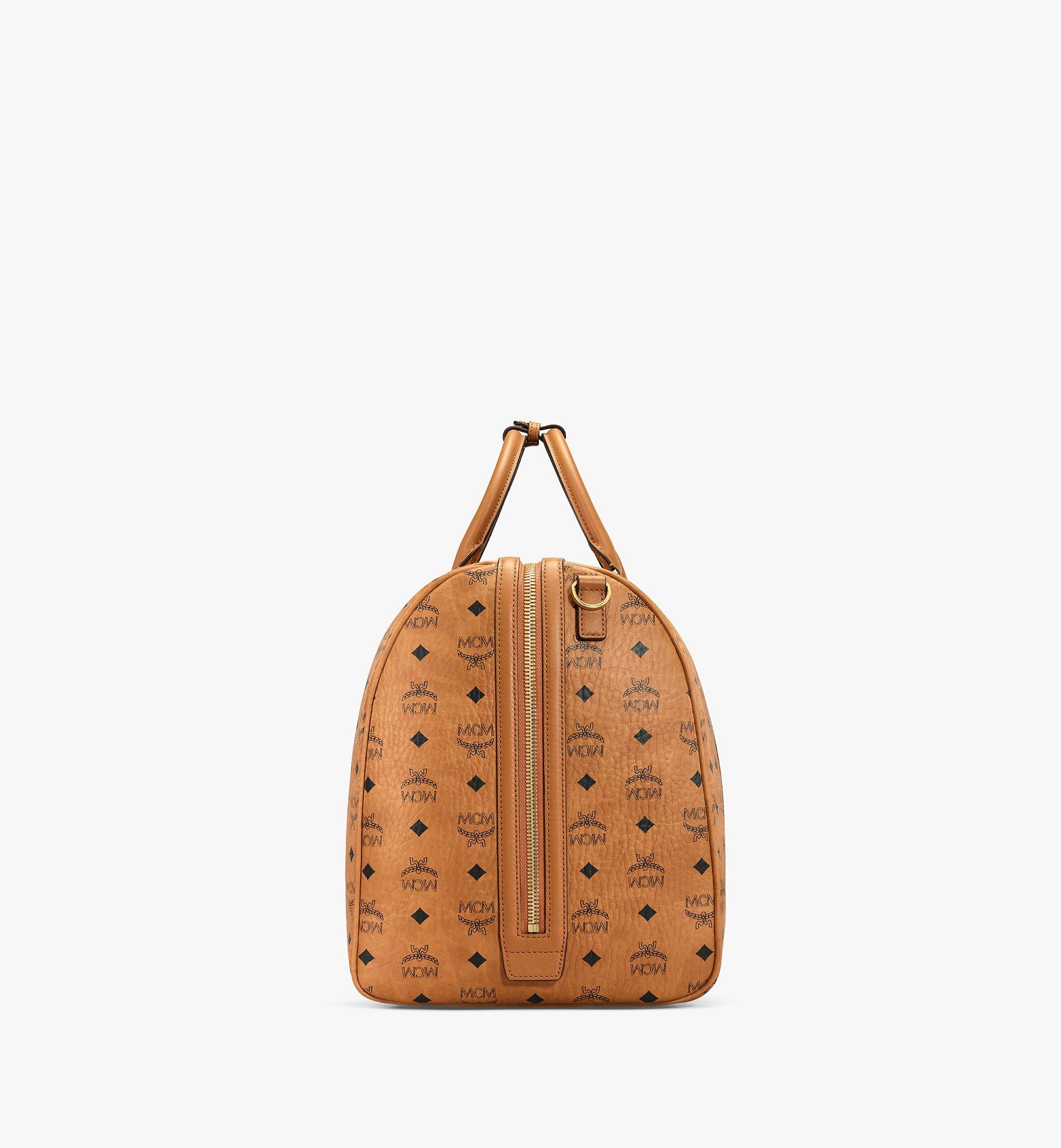 MCM Ottomar Weekender Bag In Visetos (Cognac) – Era Clothing Store