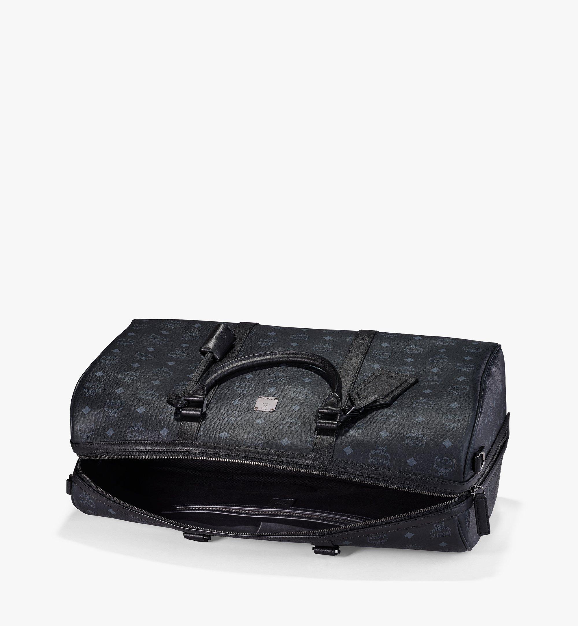 MCM Ottomar Weekender Bag in Visetos Black MMVAAVY02BK001 Alternate View 2