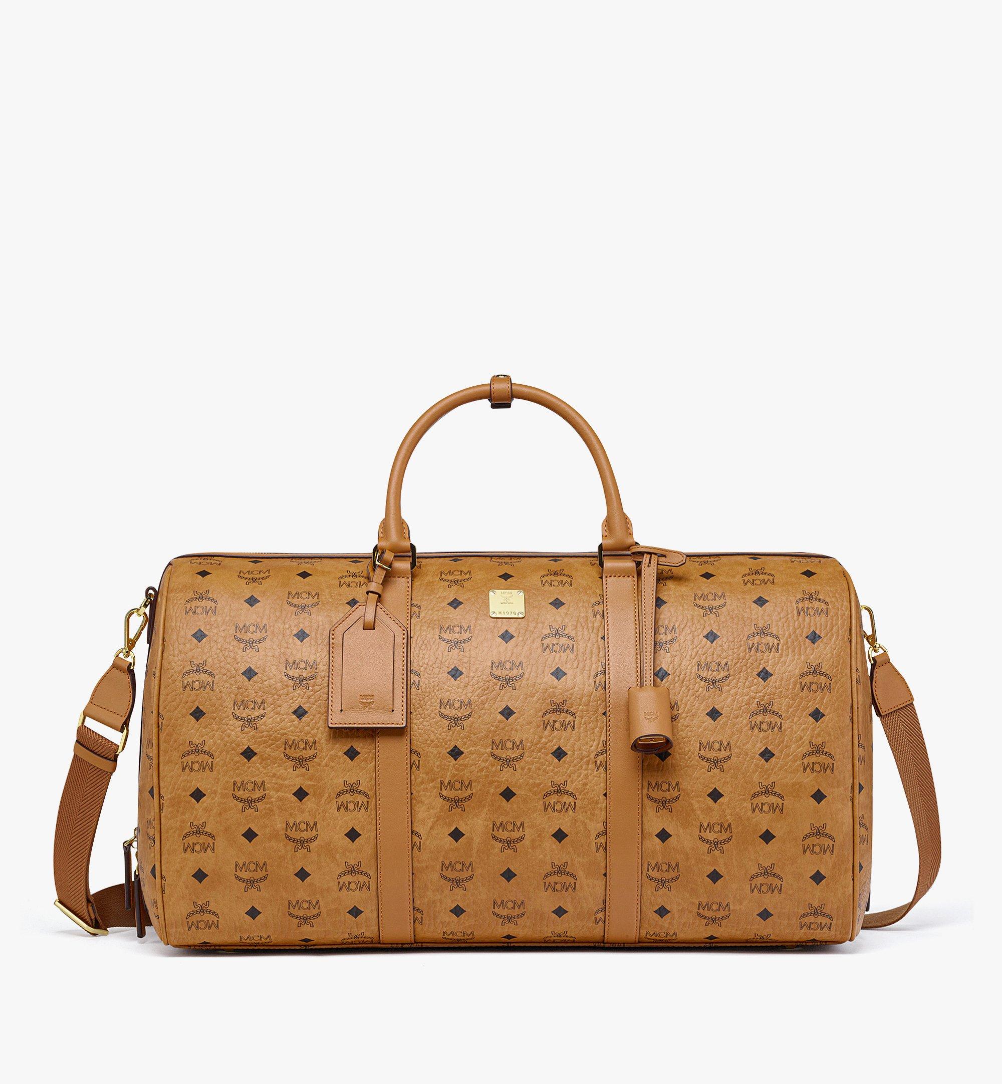 Travel bag MCM Brown in Suede - 11451654