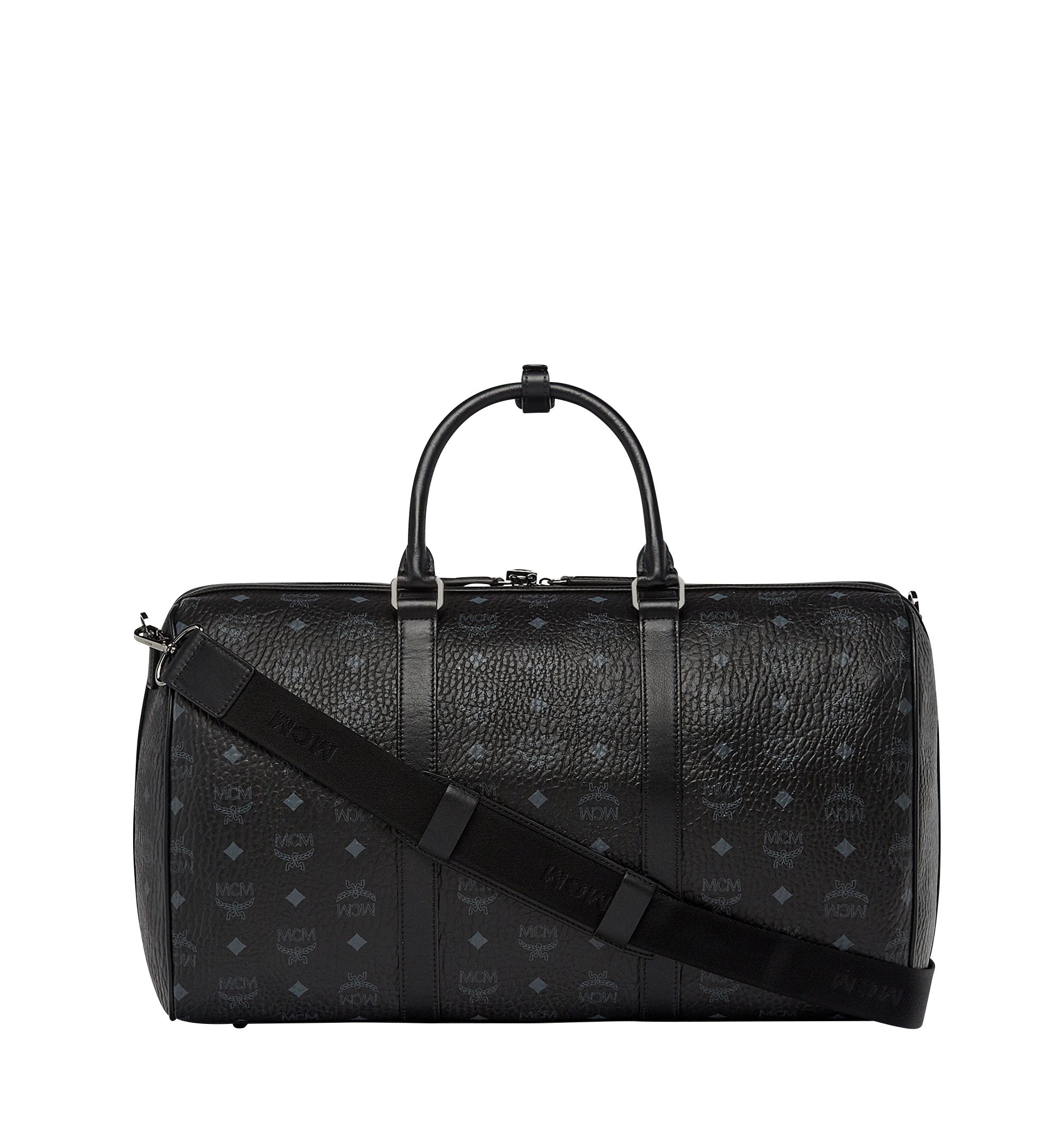 45cm 17.7 Ottomar Weekender Bag in Visetos Black MCM TW