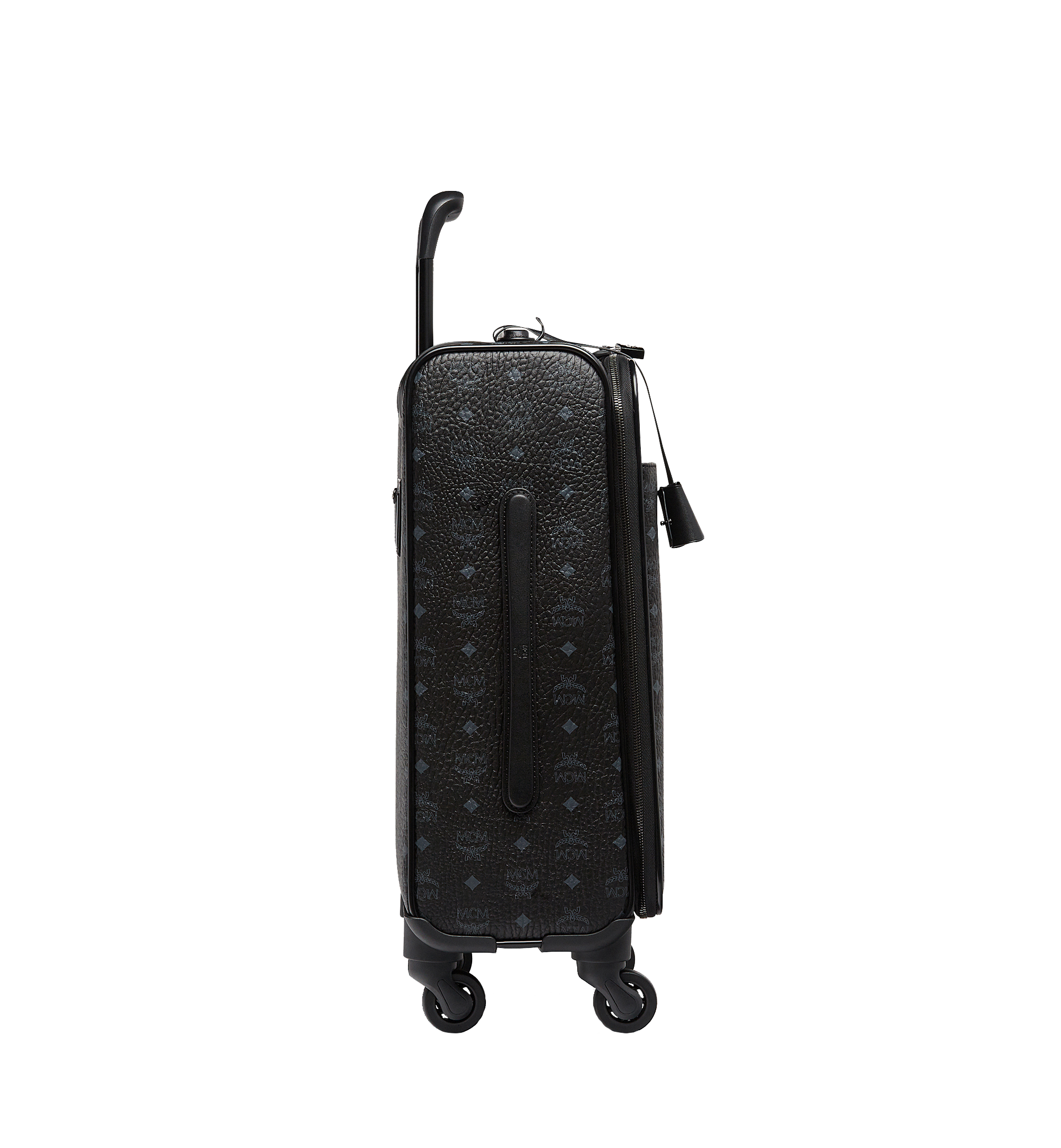 MCM Ottomar Cabin Trolley in Visetos Black MMVAAVY04BK001 Alternate View 2
