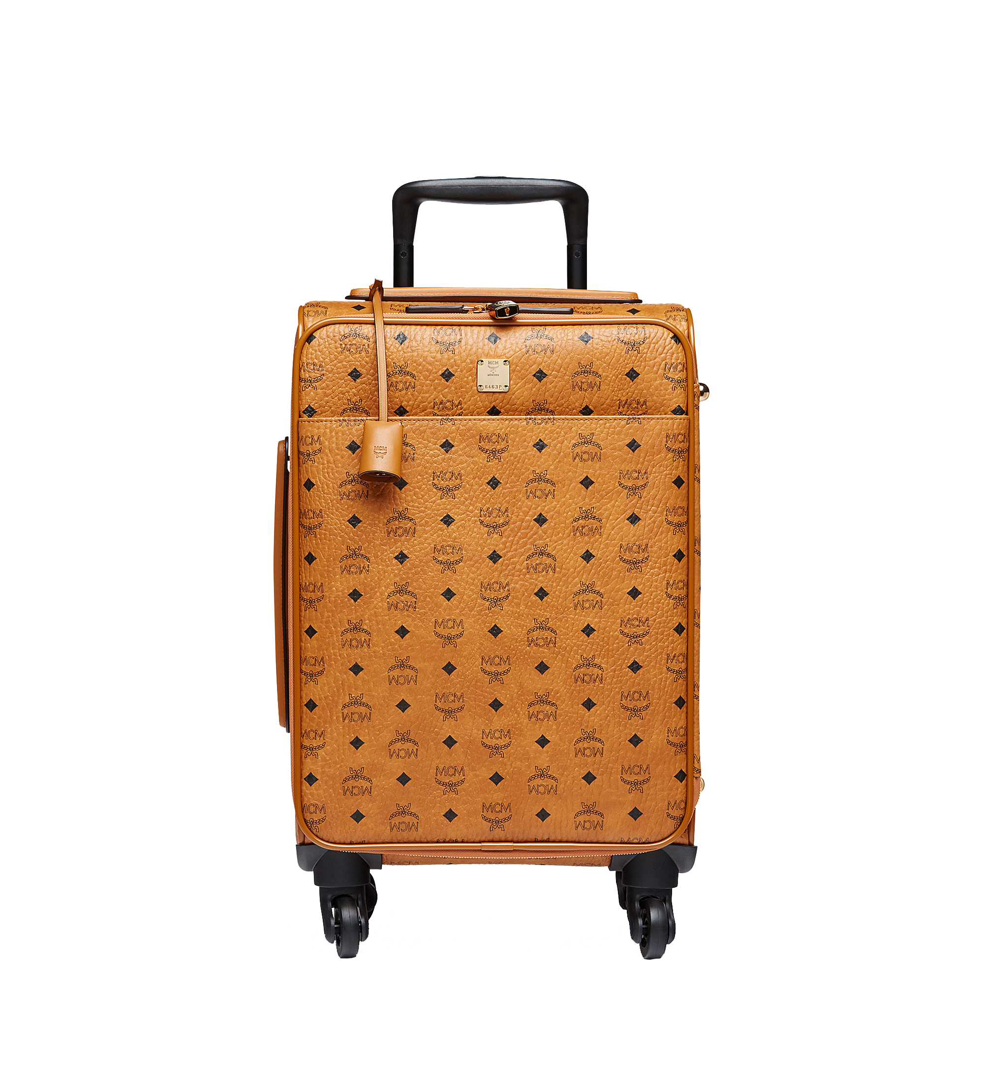 MCM Ottomar Cabin Trolley in Visetos Cognac MMVAAVY04CO001 Alternate View 1