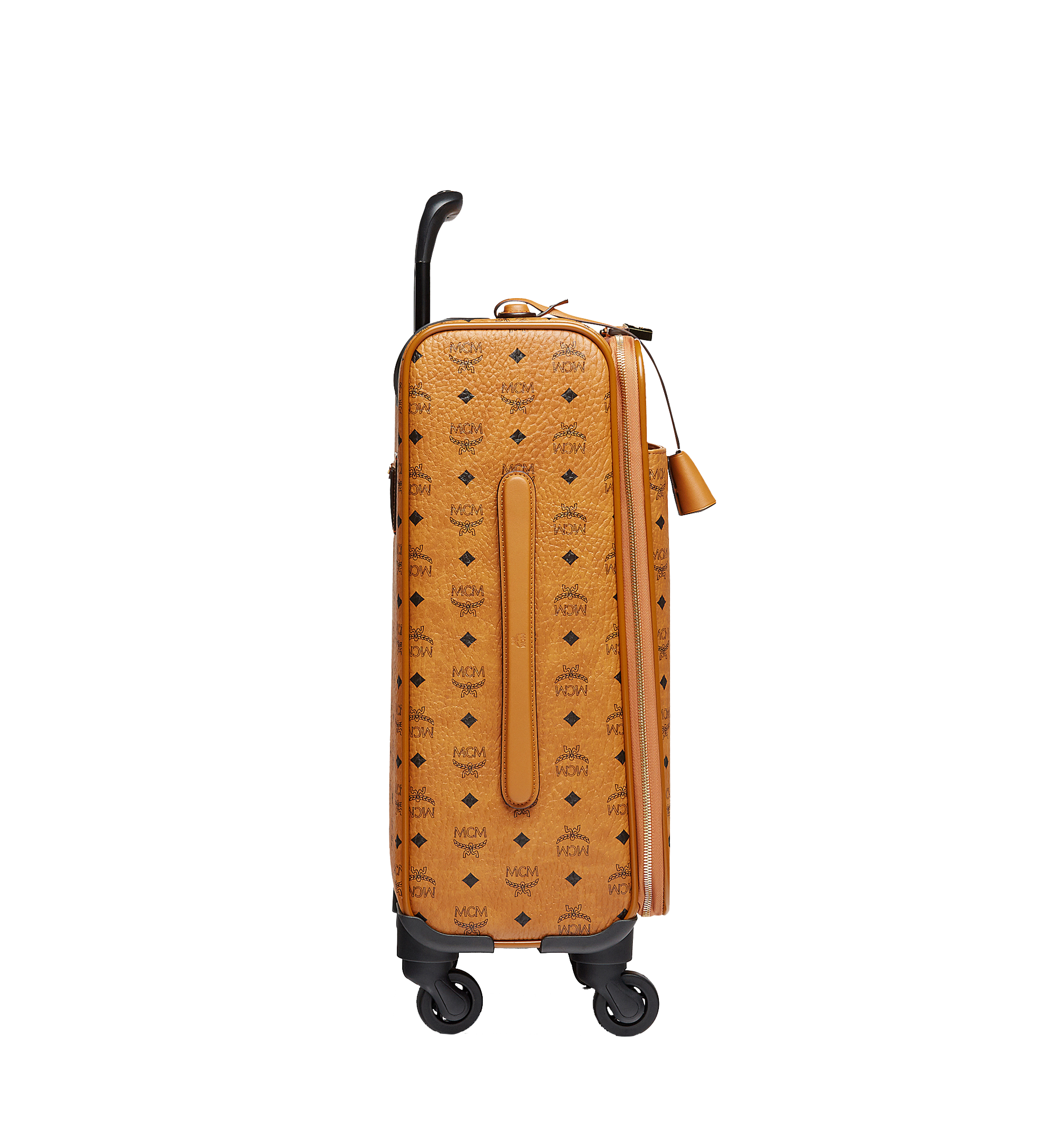 MCM Ottomar Cabin Trolley in Visetos Cognac MMVAAVY04CO001 Alternate View 2