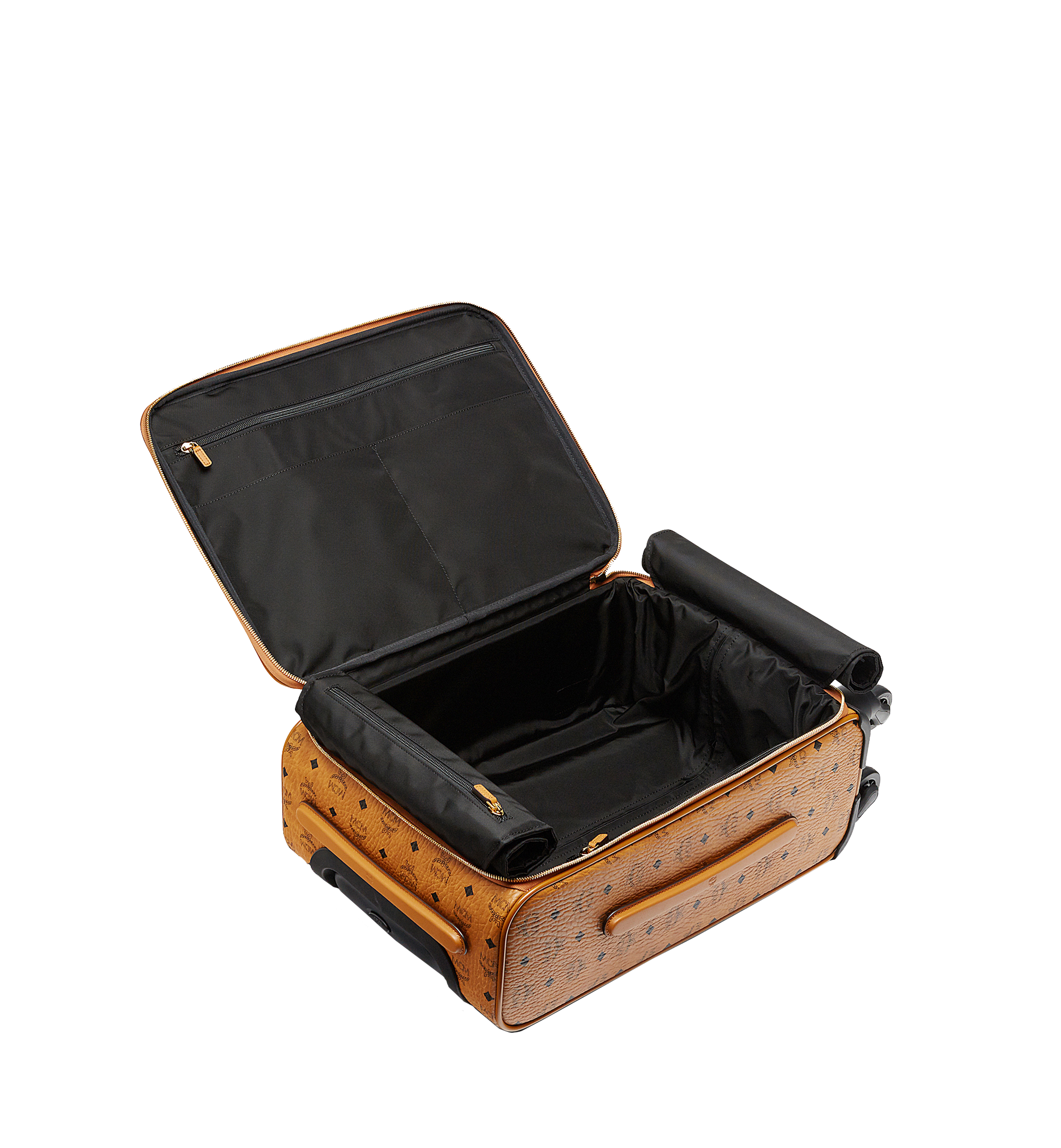 MCM Ottomar Cabin Trolley in Visetos Cognac MMVAAVY04CO001 Alternate View 4