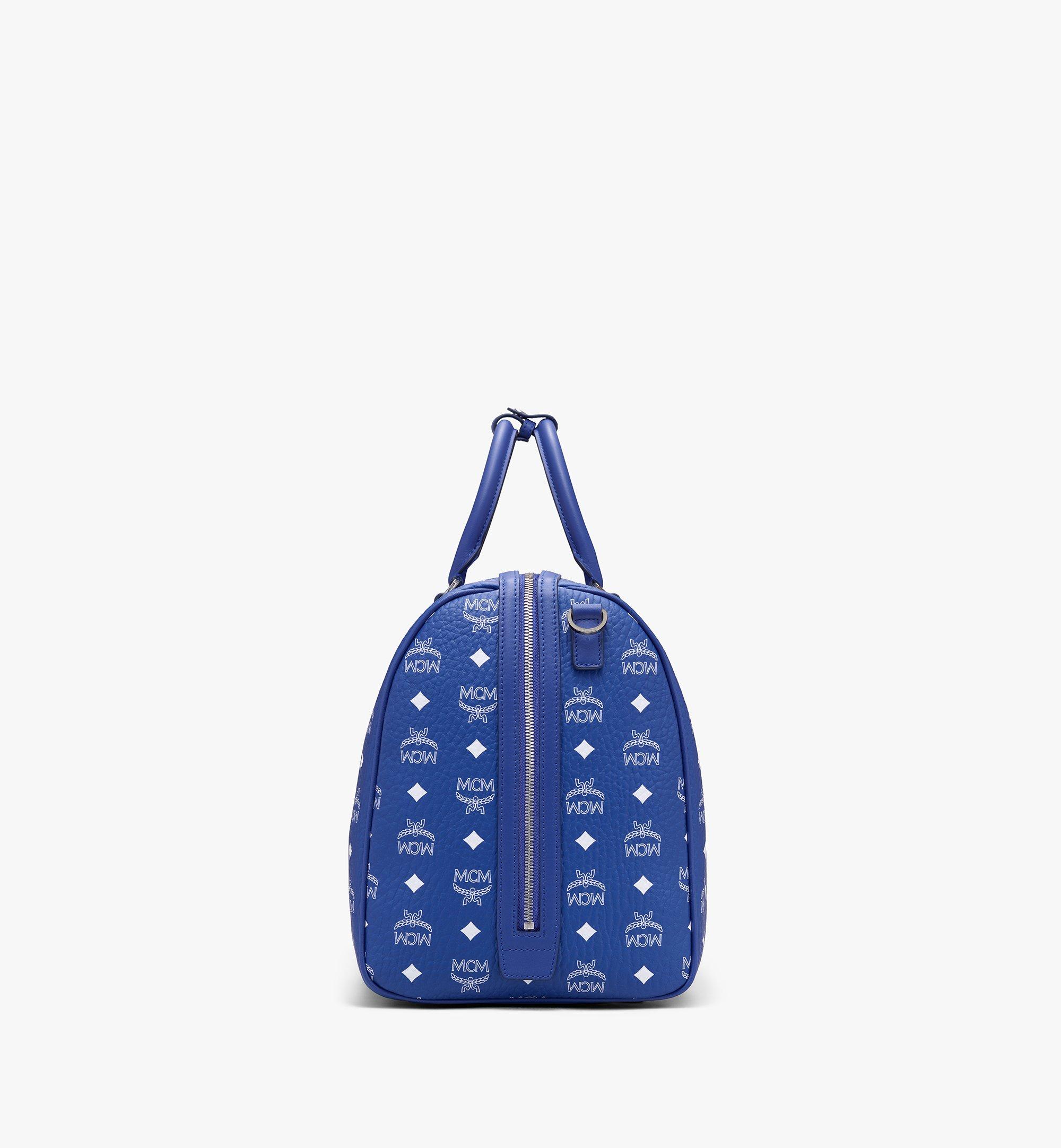MCM Ottomar Weekender in Visetos Blue MMVASVY01H1001 Alternate View 1