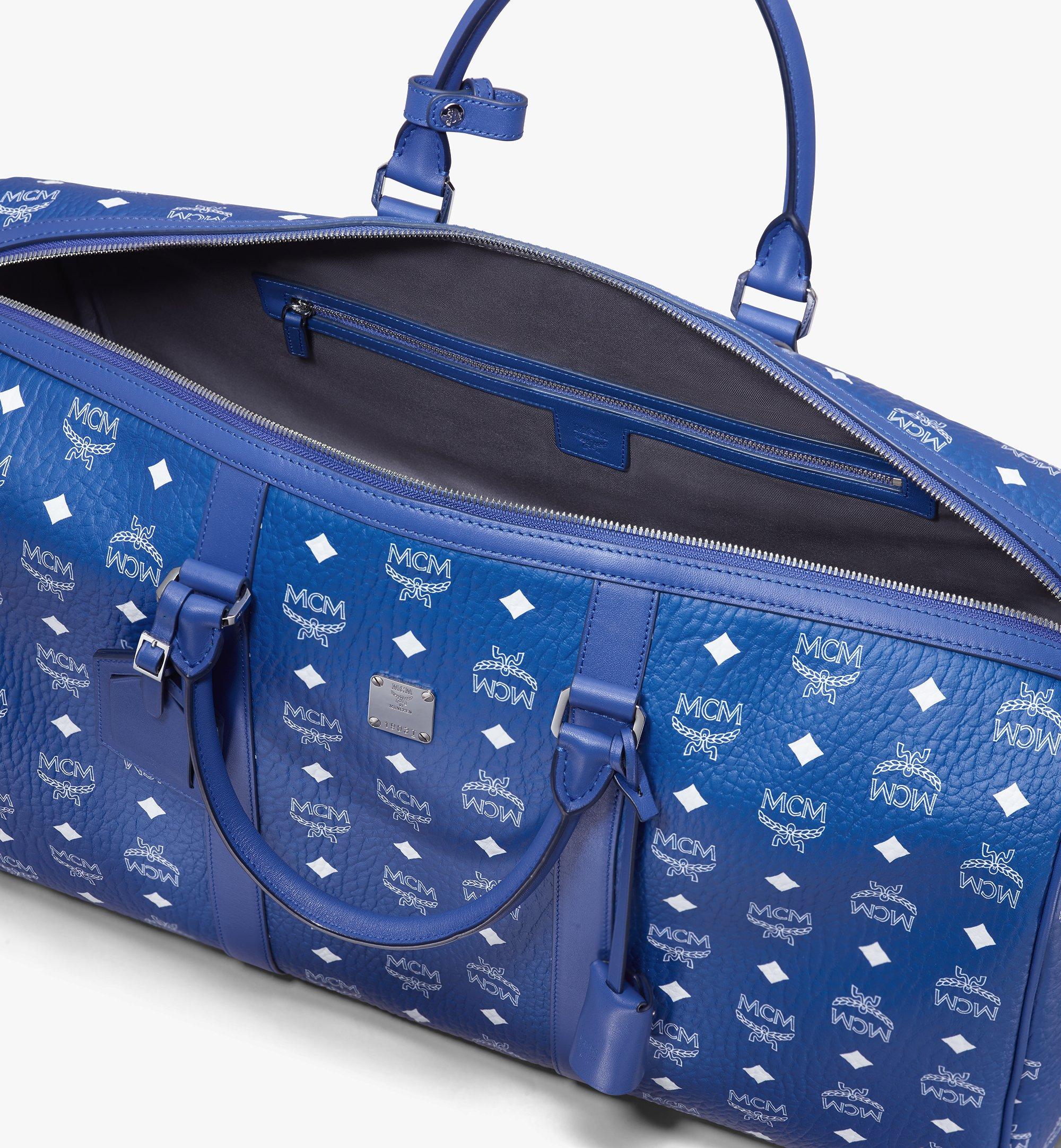 MCM Ottomar Weekender in Visetos Blue MMVASVY01H1001 Alternate View 3
