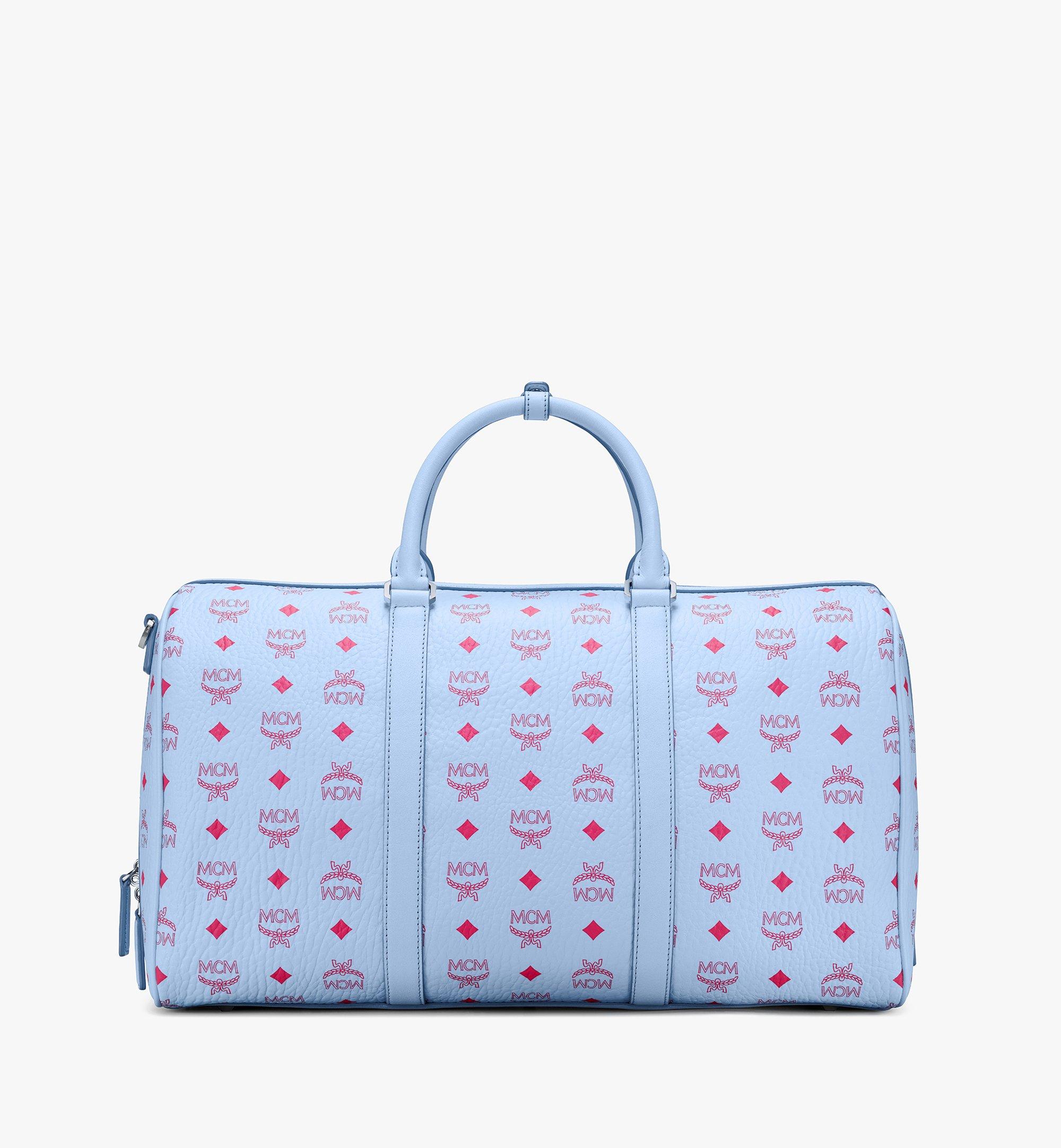 Mcm weekender bag cheap pink