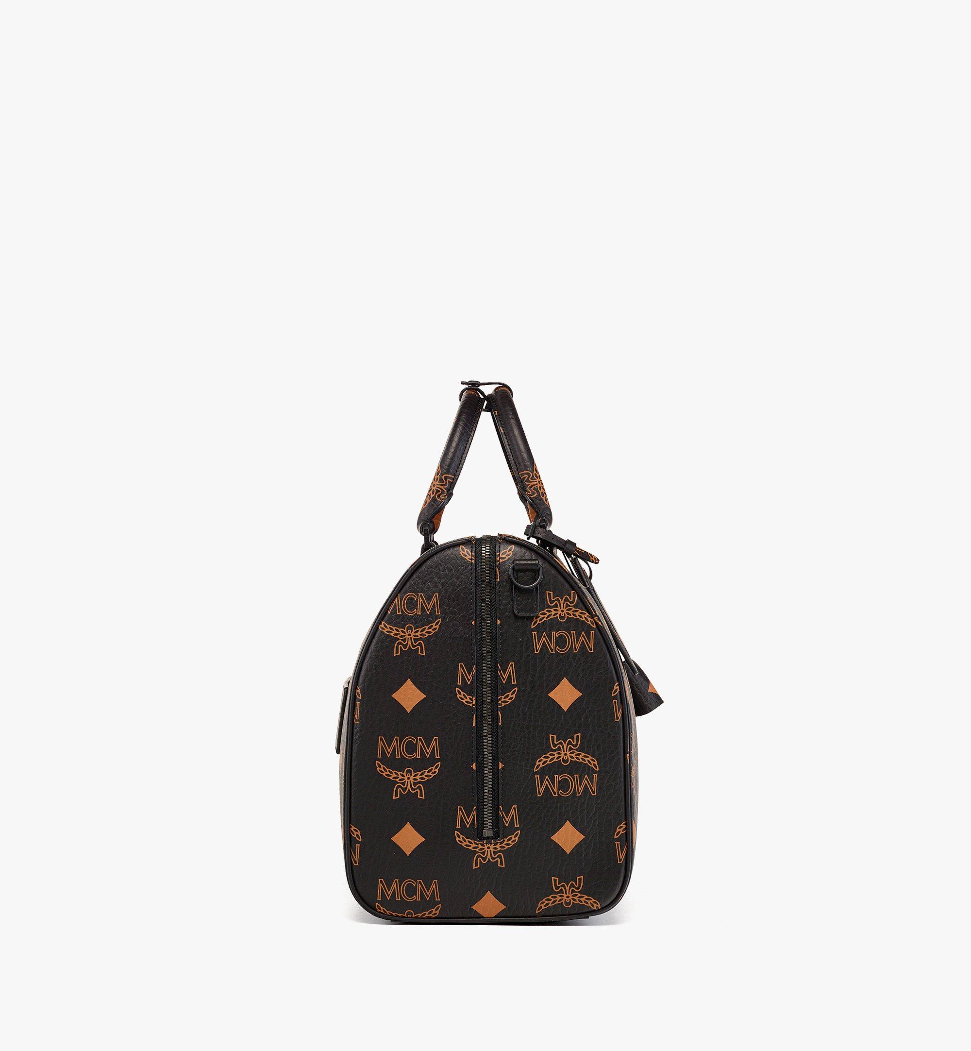 MCM Ottomar Weekender Bag in Maxi Visetos Black MMVDATT01BK001 Alternate View 1