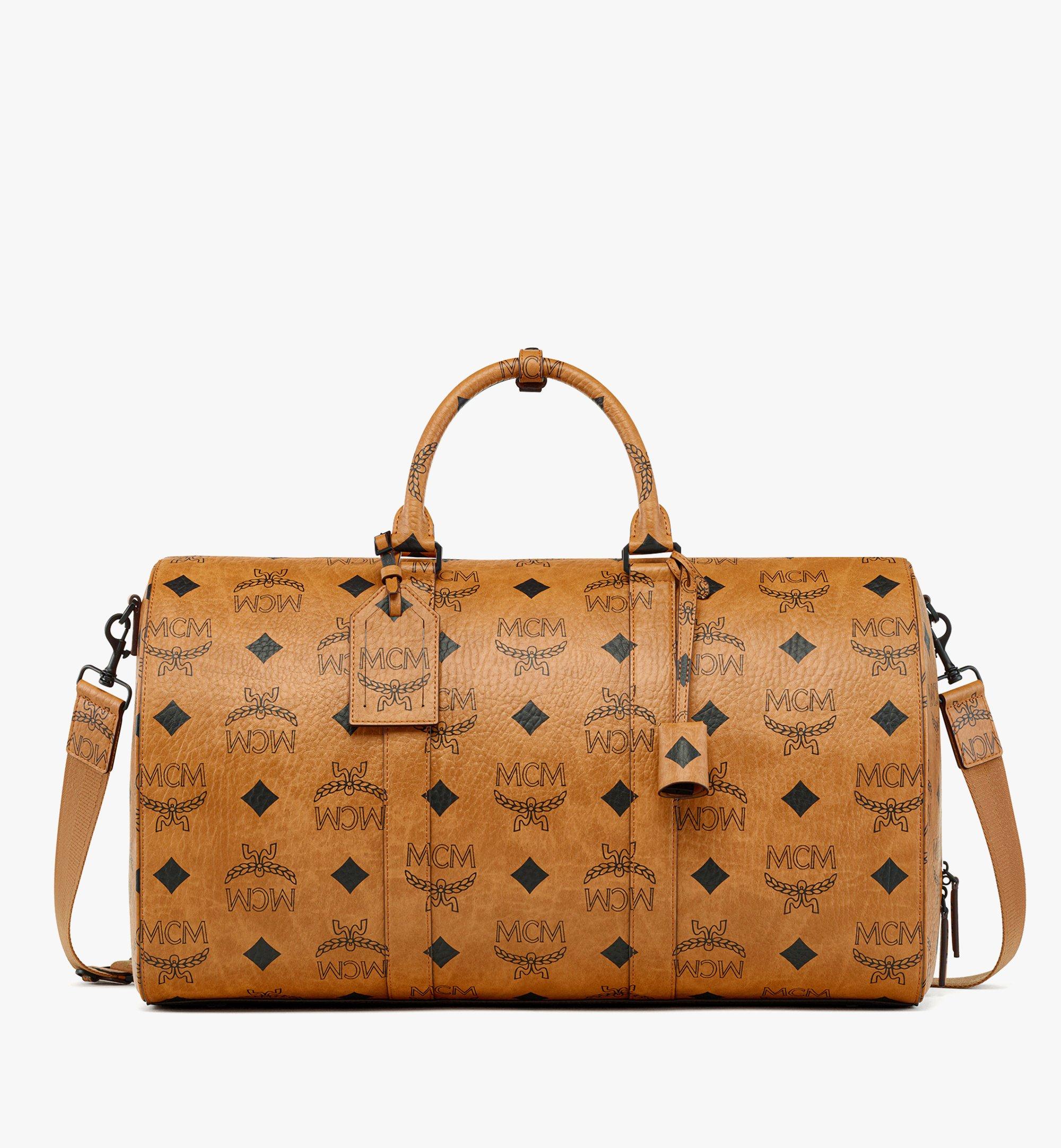 MCM Ottomar ウィークエンダー バッグ - マキシ ヴィセトス Cognac MMVDATT03CO001 ほかの角度から見る 1