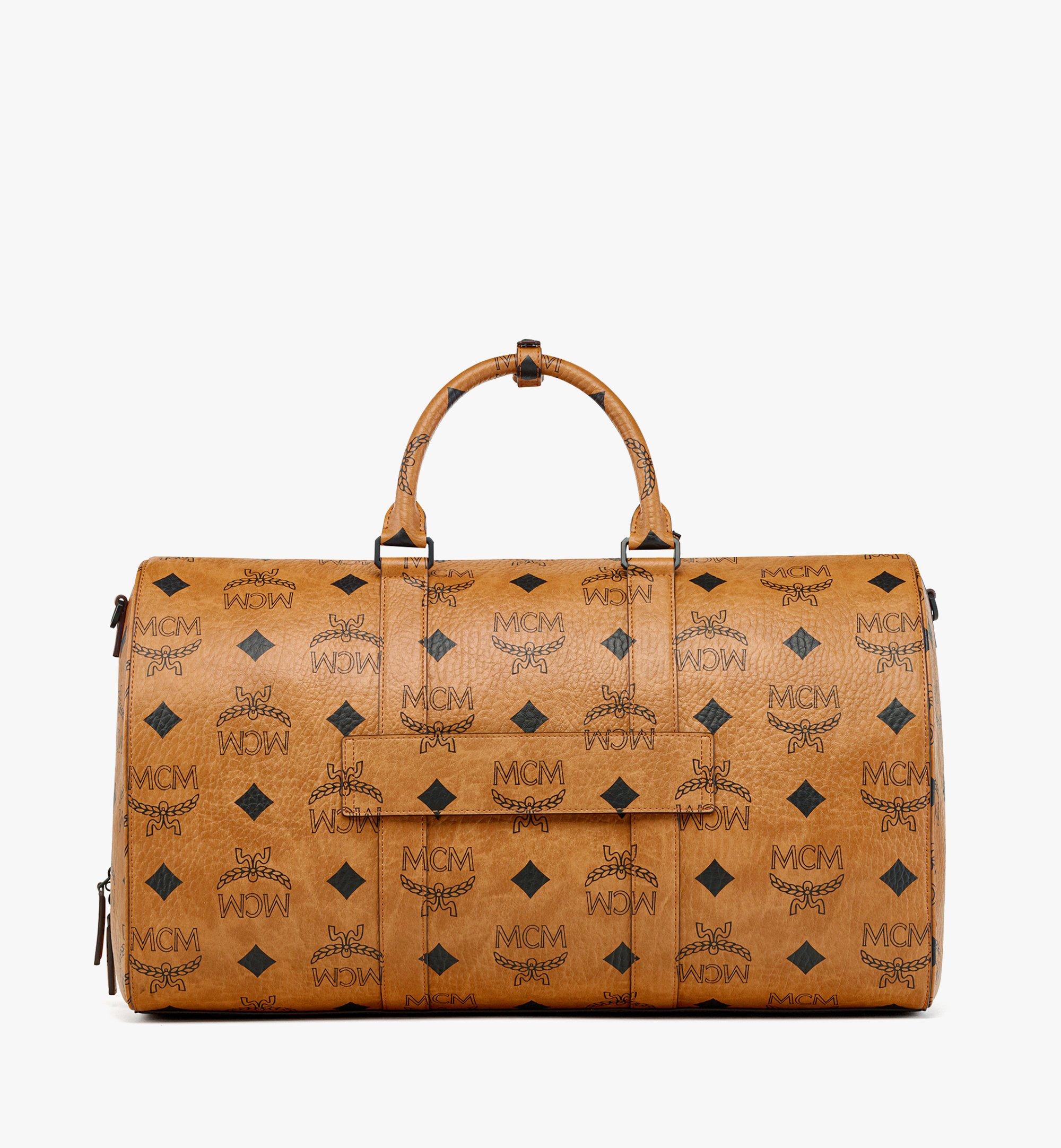 MCM Ottomar Weekender Bag In Visetos (Cognac) – Era Clothing Store