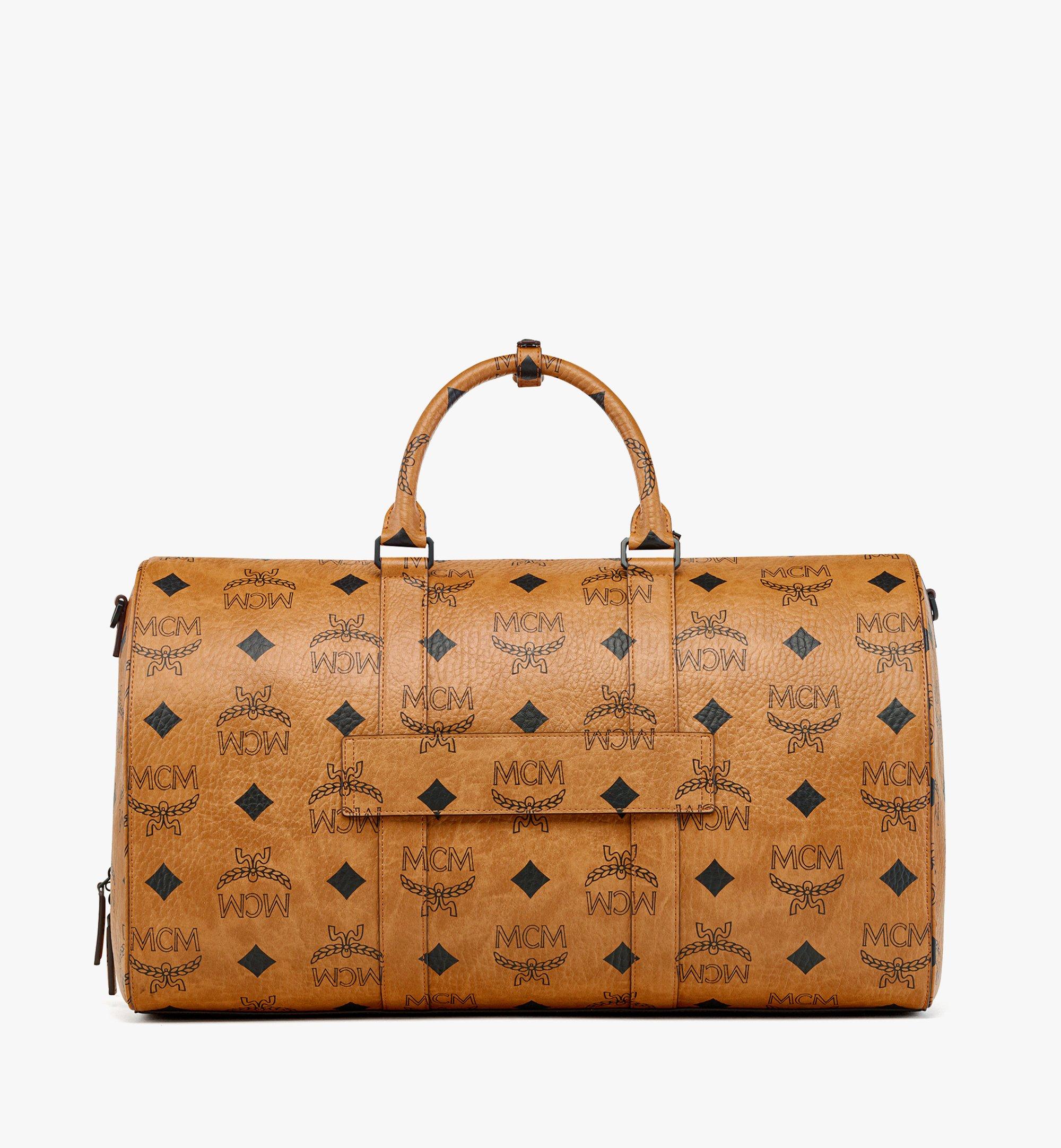 MCM Ottomar ウィークエンダー バッグ - マキシ ヴィセトス Cognac MMVDATT03CO001 ほかの角度から見る 3