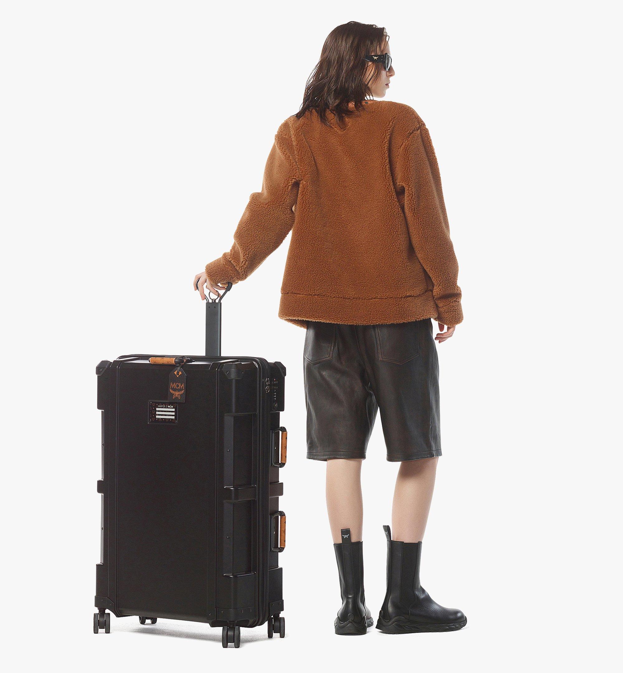 Mcm carry on luggage best sale