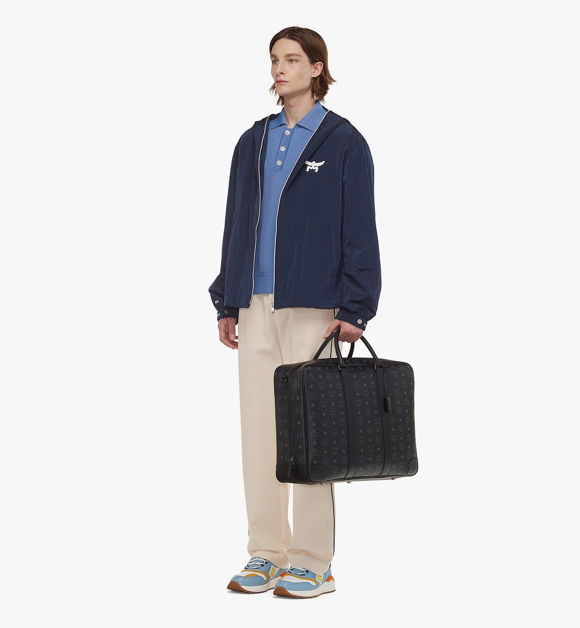 MCM Visetos 圖案的 Ottomar 行李箱 Black MMVESTT01BK001 更多視圖 2