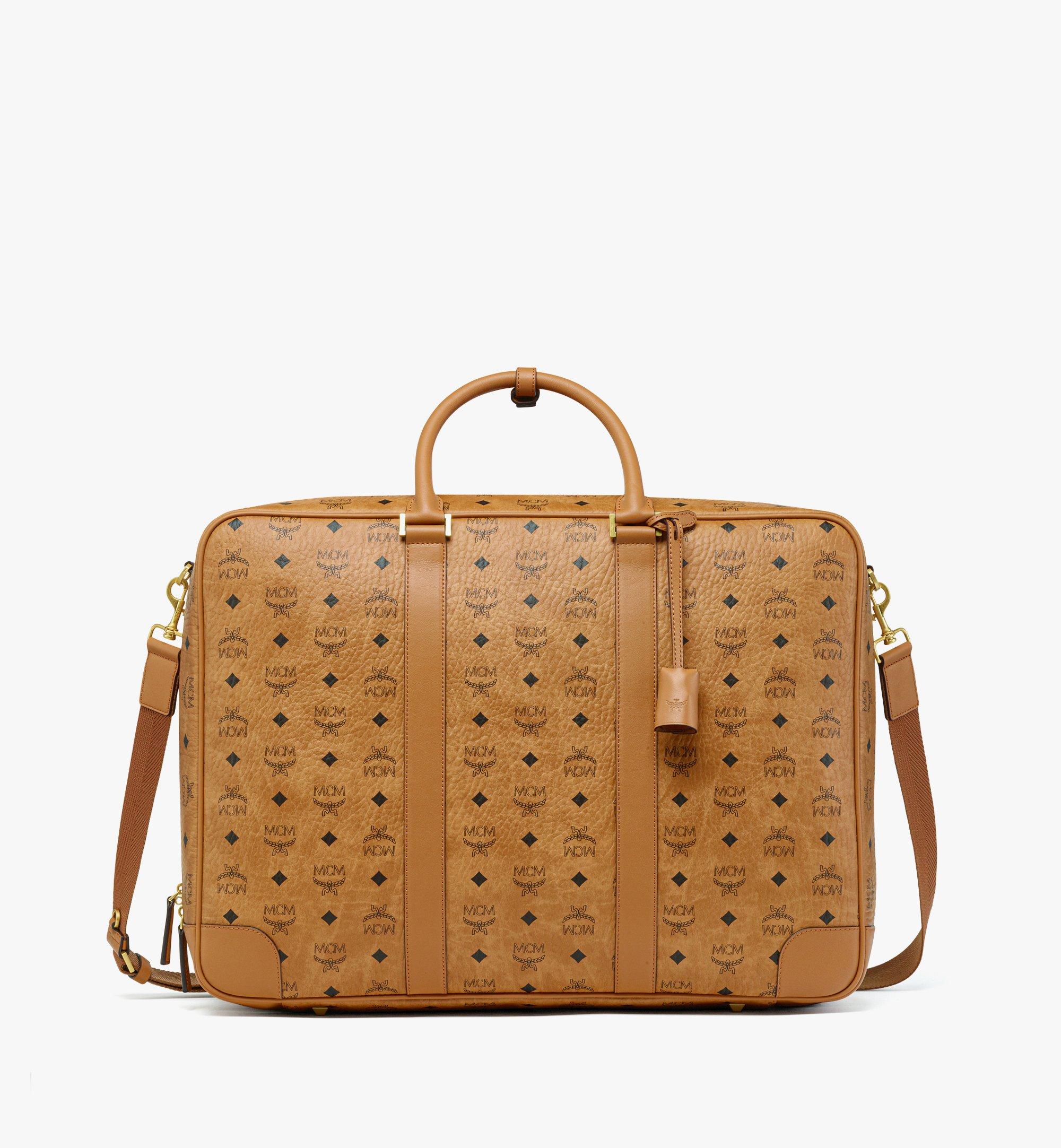 Retro 60s Mid Mod Daisy Travel Bag, MCM Geometric Duffel Bag, Leather, –  Kate McEnroe New York
