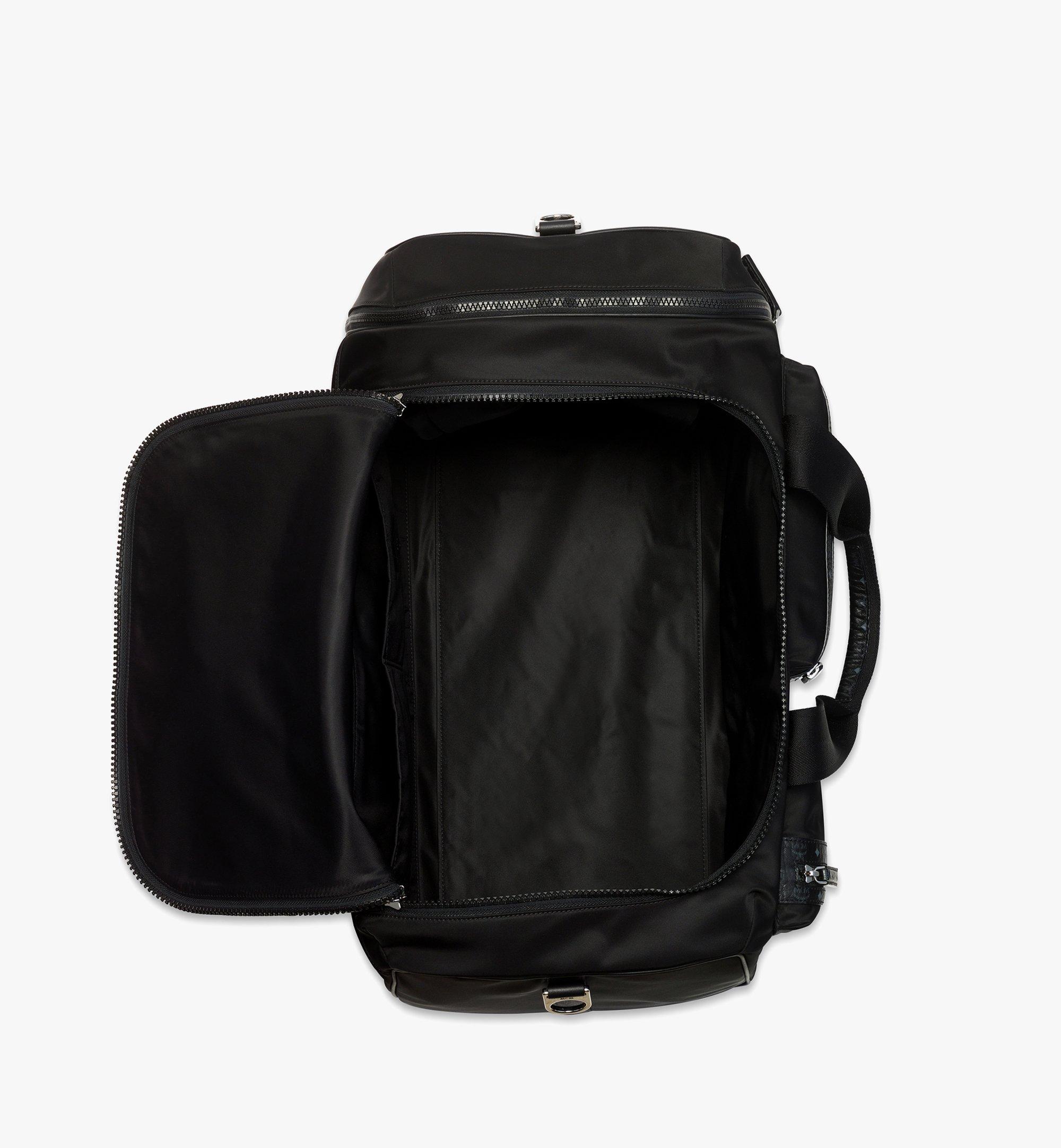 MCM Ottomar Weekender Backpack in ECONYL® and Leather Black MMVFATT01BK001 Alternate View 2