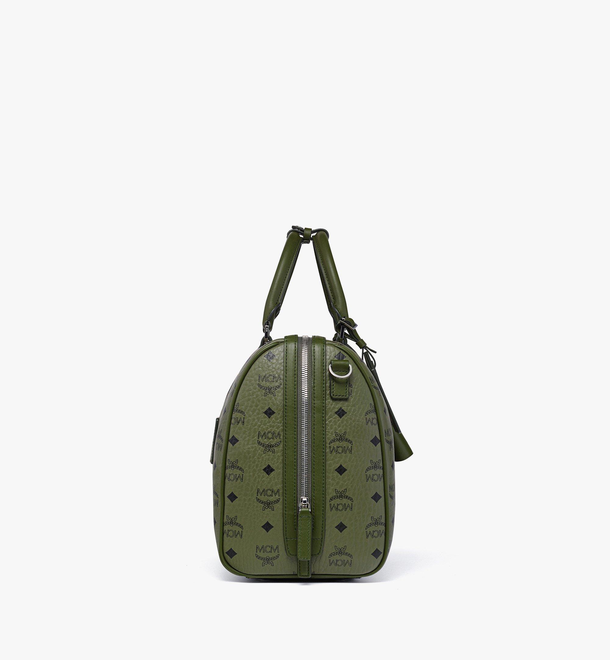 MCM Ottomar Weekender Bag in Visetos Green MMVFATT02K8001 Alternate View 1