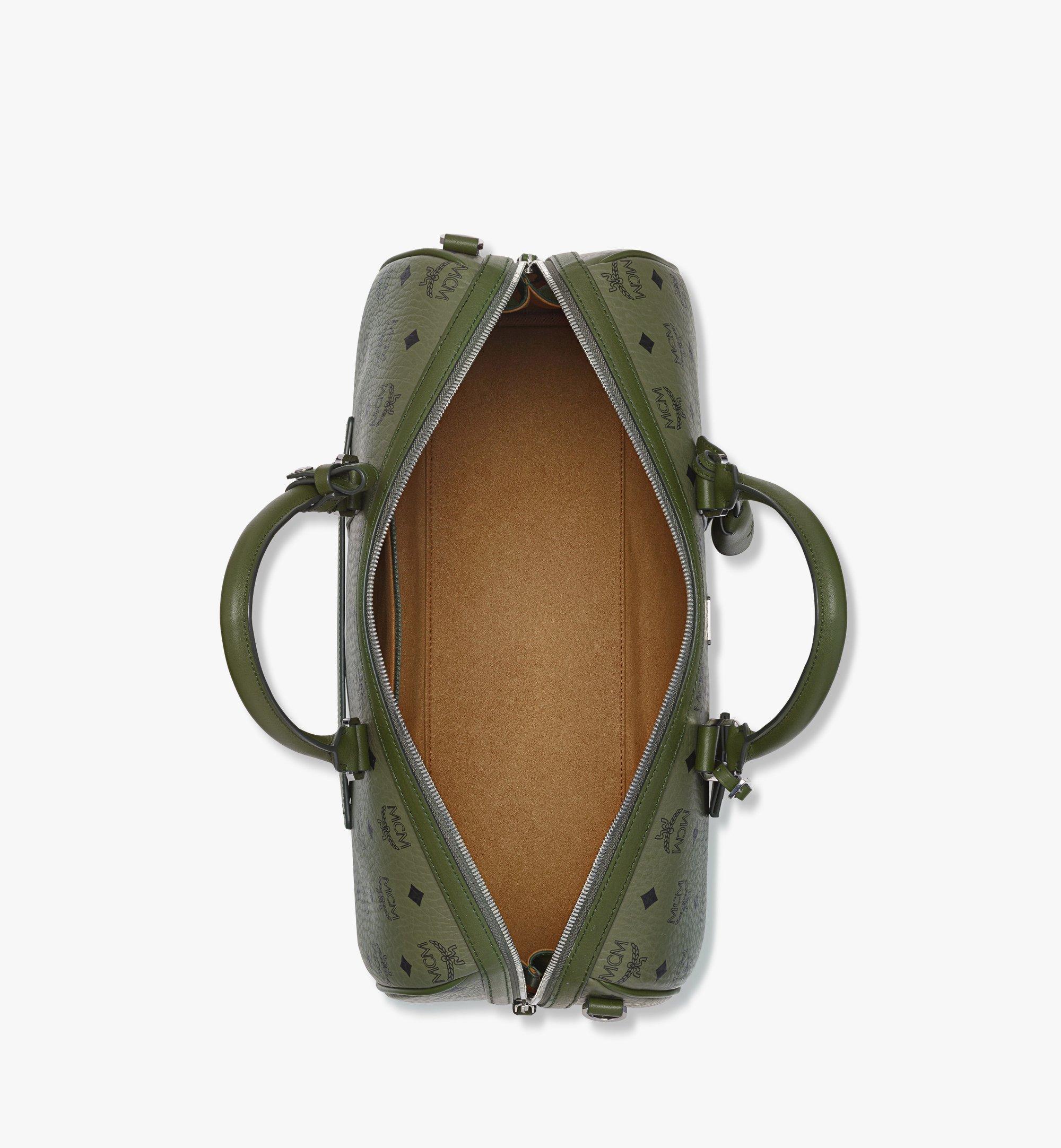 MCM Ottomar Weekender Bag in Visetos Green MMVFATT02K8001 Alternate View 2