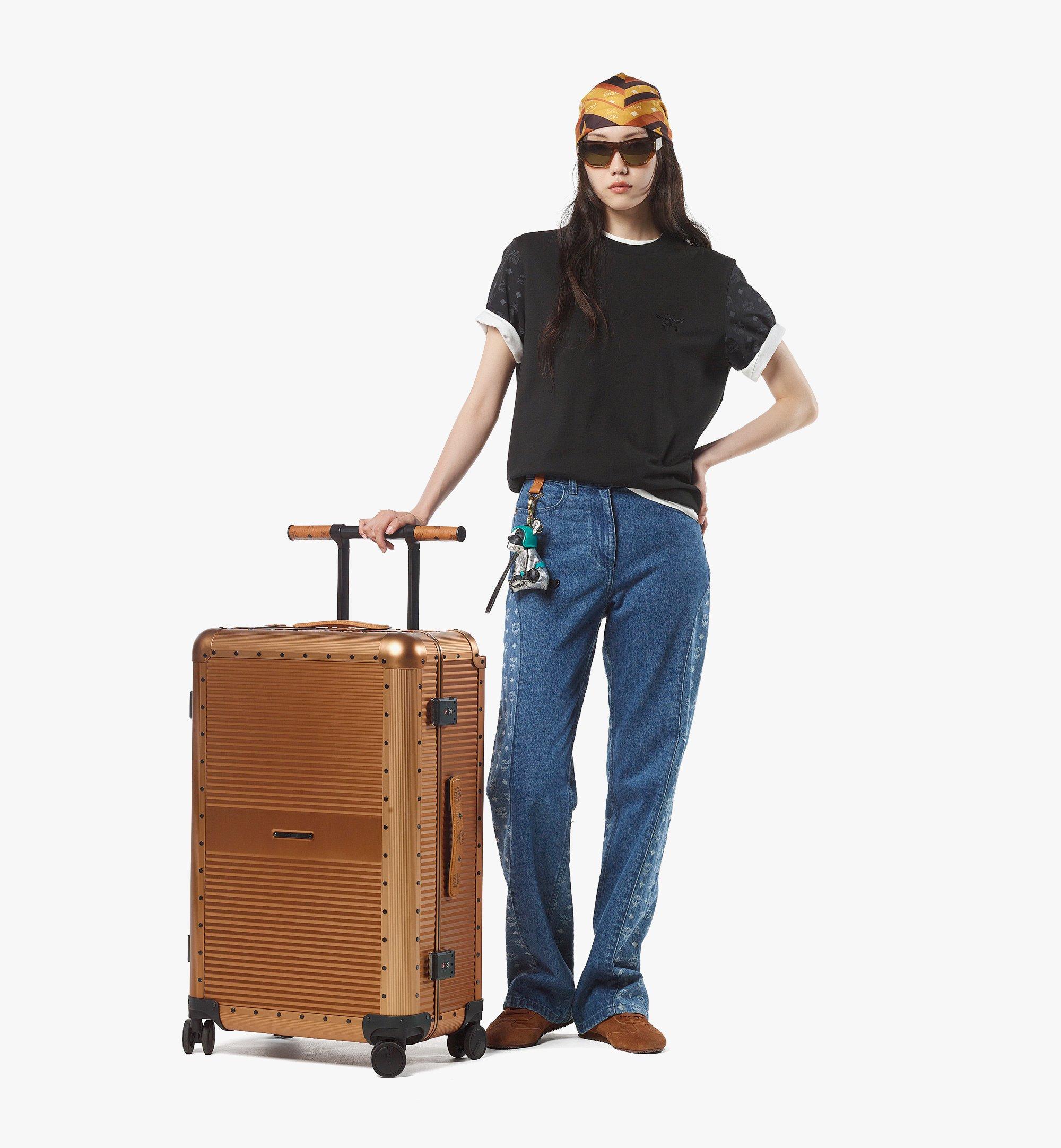 MCM MCM X RAWROW Ottomar Check-In Trolley Gold MMVFATT04D5001 Alternate View 2