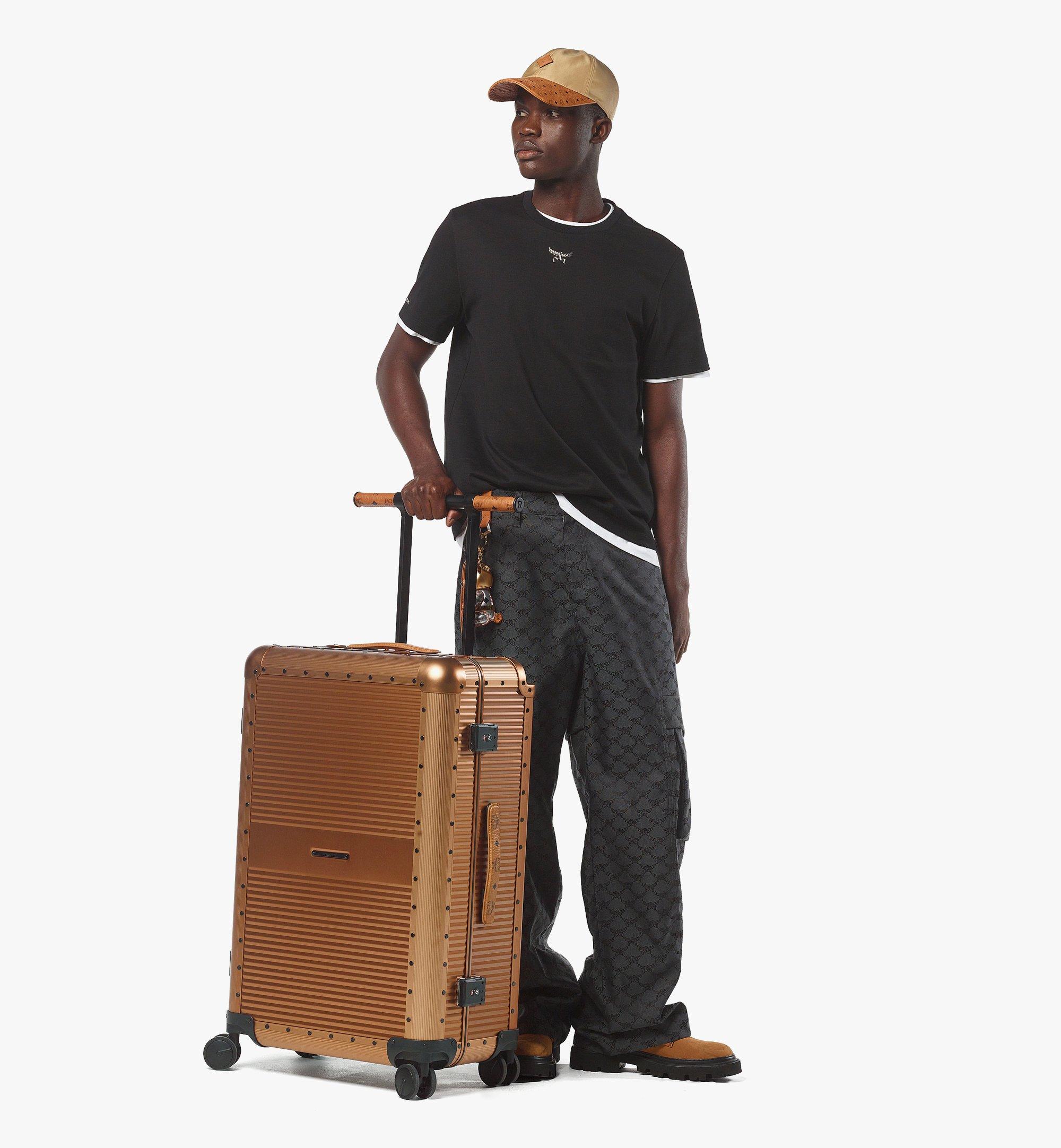 MCM MCM X RAWROW Ottomar Check-In Trolley Gold MMVFATT04D5001 Alternate View 4