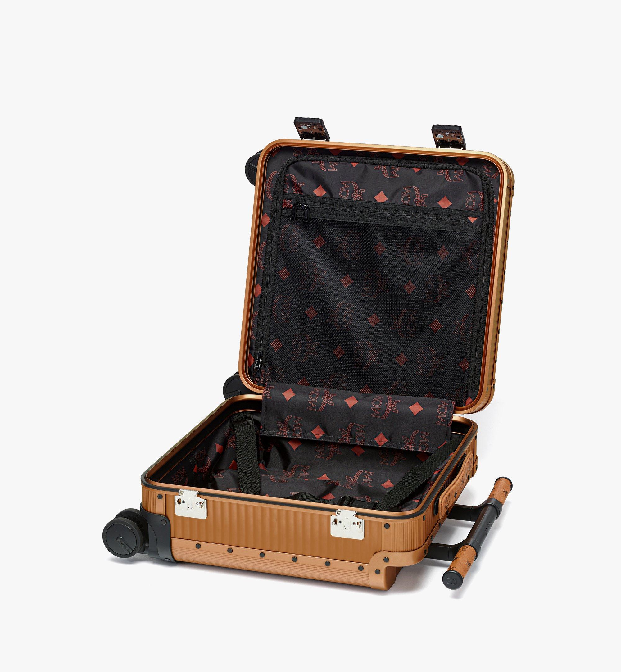 Small MCM X RAWROW Ottomar Cabin Trolley Gold | MCM ®US