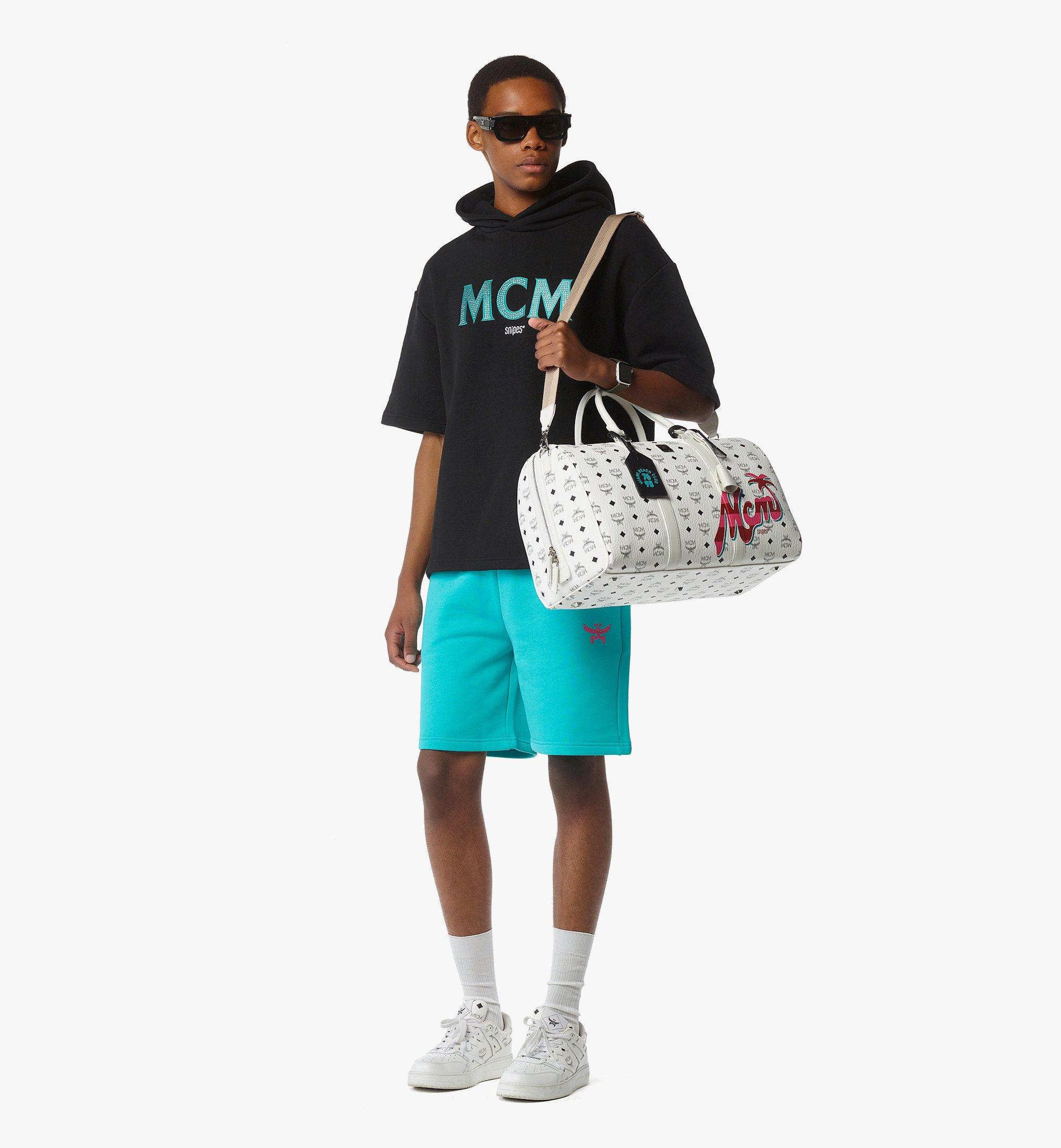 MCM MCM x SNIPES Ottomar Weekender Bag in Visetos White MMVFSUP02WT001 Alternate View 2