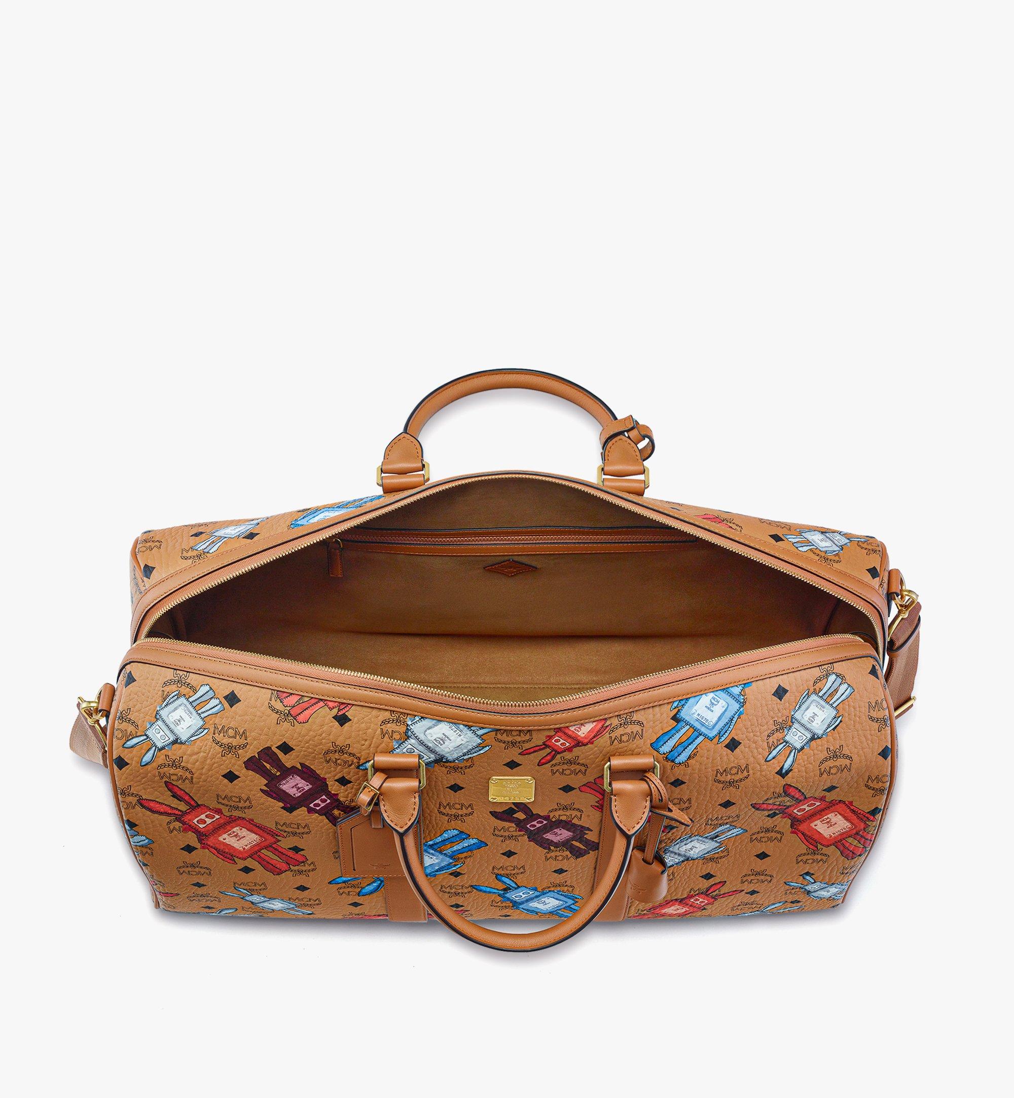 MCM Sac week-end Ottomar en Visetos Rabot Cognac MMVGSTT01CO001 Plus de photos 2