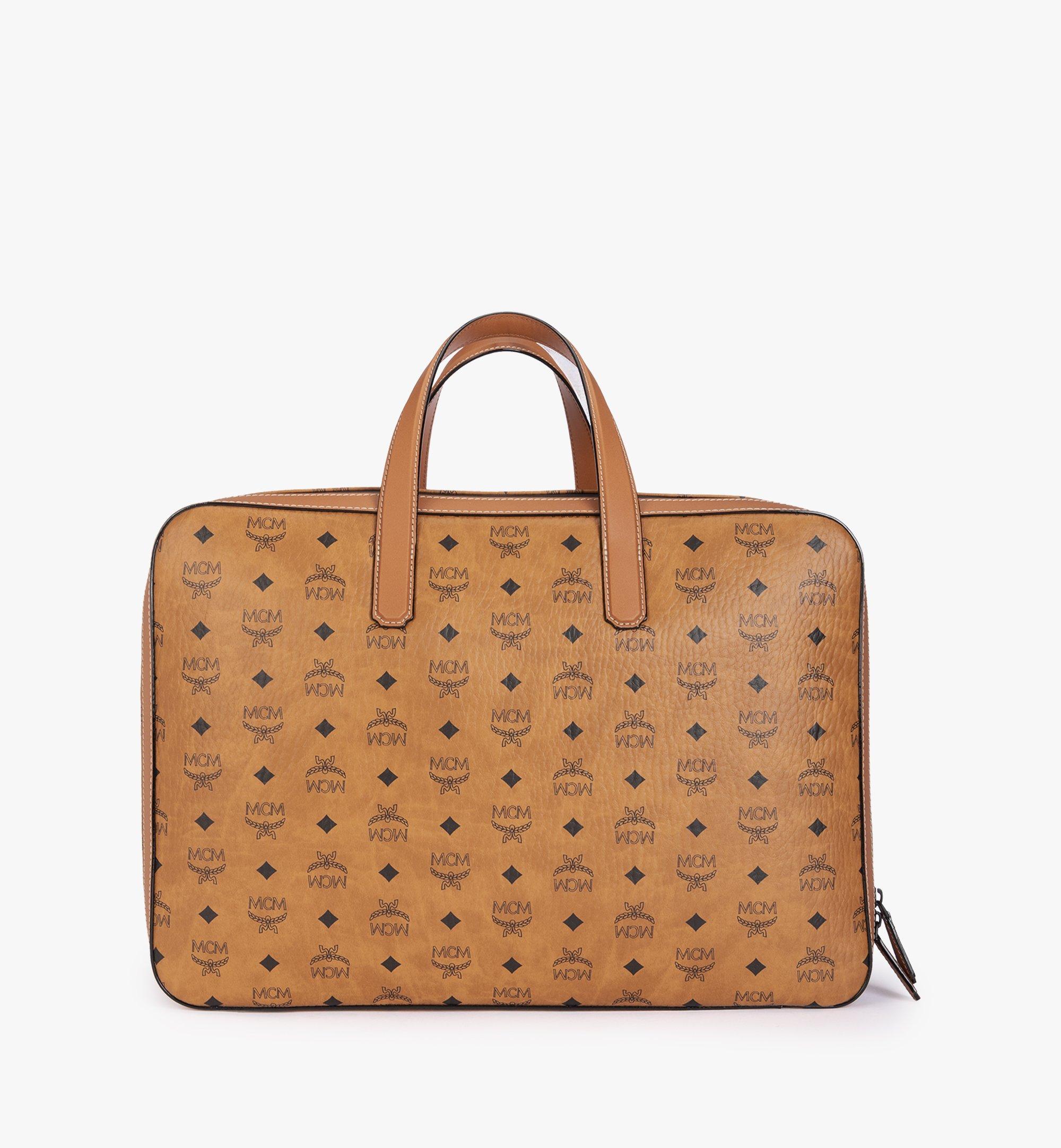 MCM エムシーエム　クォーツ Medium Ottomar Garment Bag in Visetos Cognac | MCM ®US