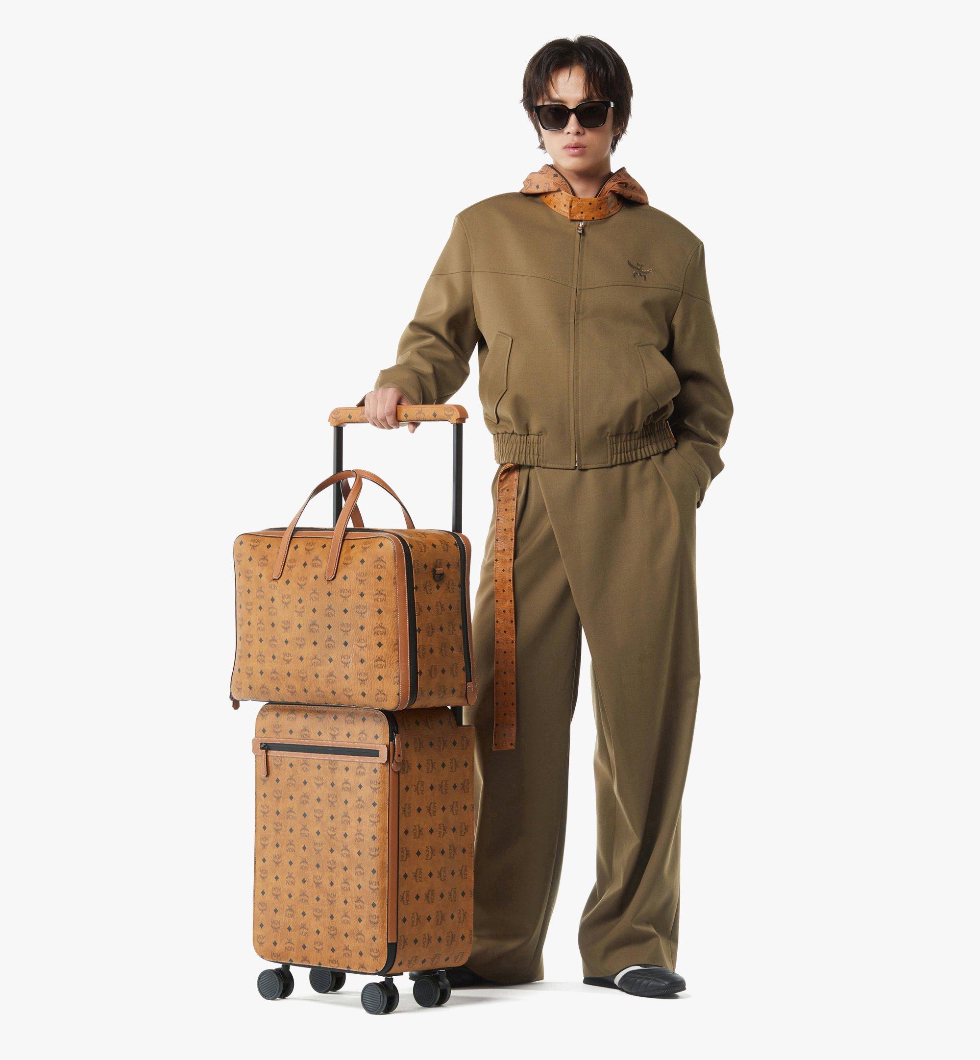 Medium Ottomar Garment Bag in Visetos Cognac | MCM ®US