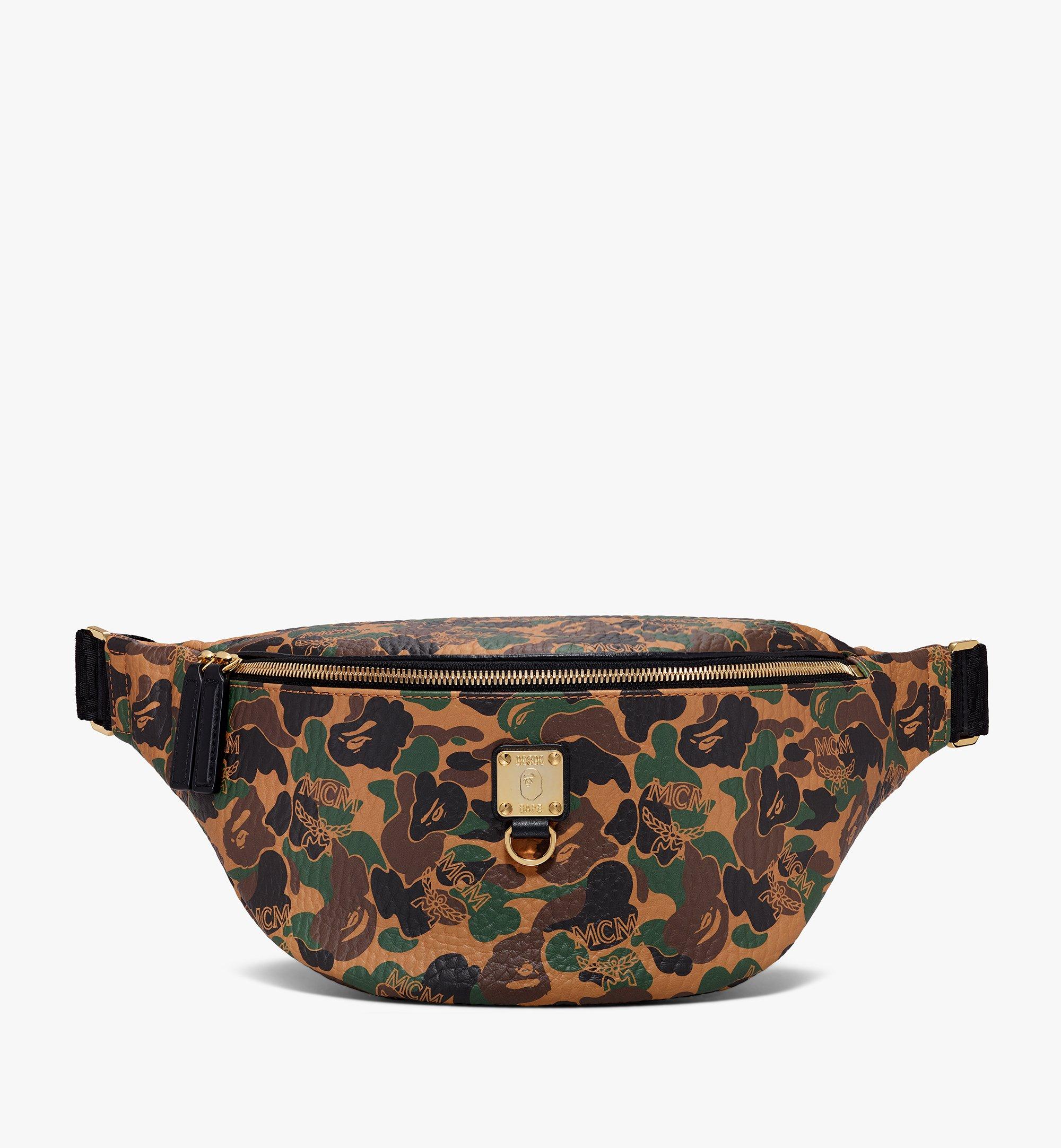 MCM x BAPE Stark Belt Bag in Camo Visetos New with - Depop