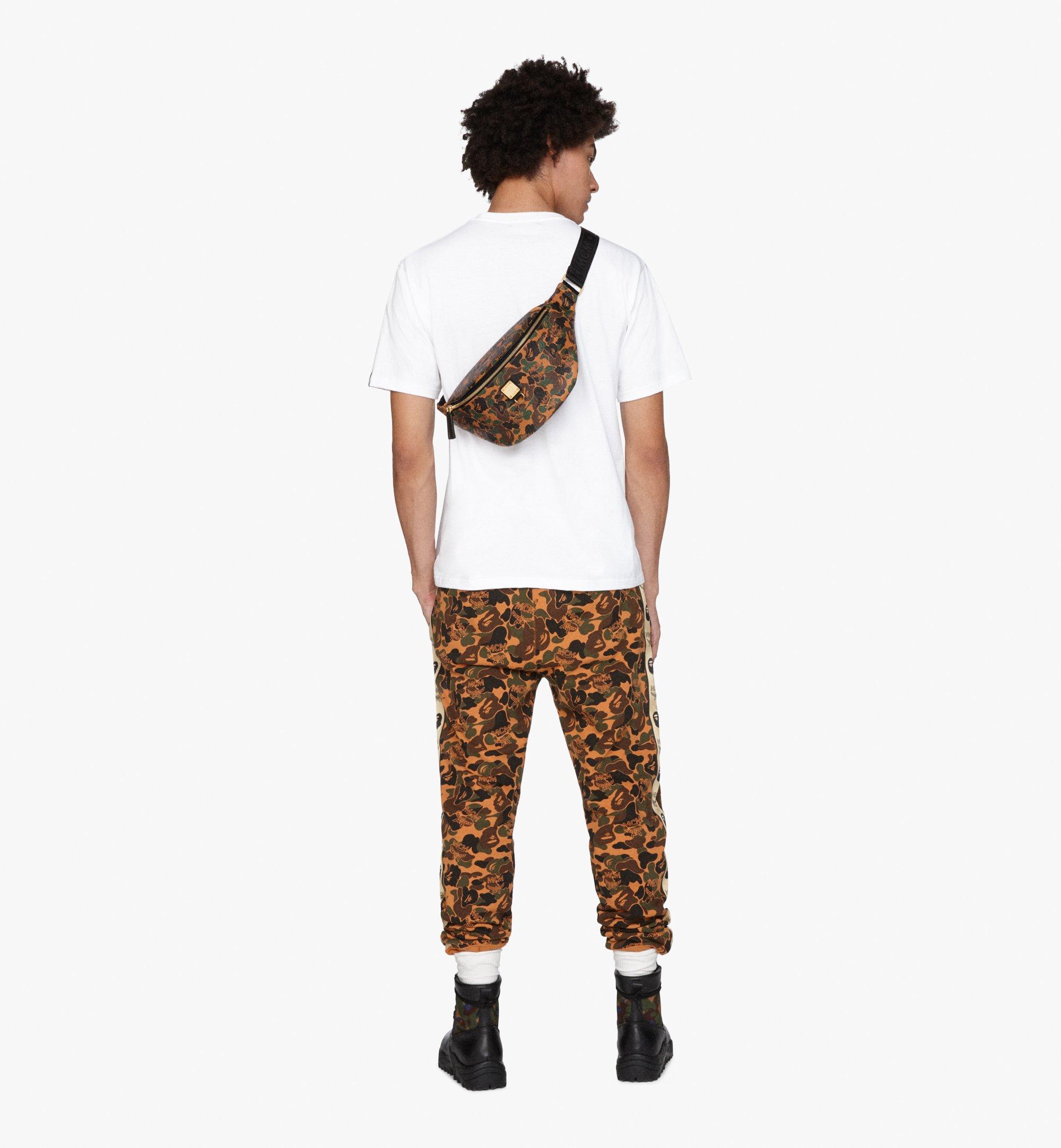 MCM X BAPE Branded belt bag, Men's Bags