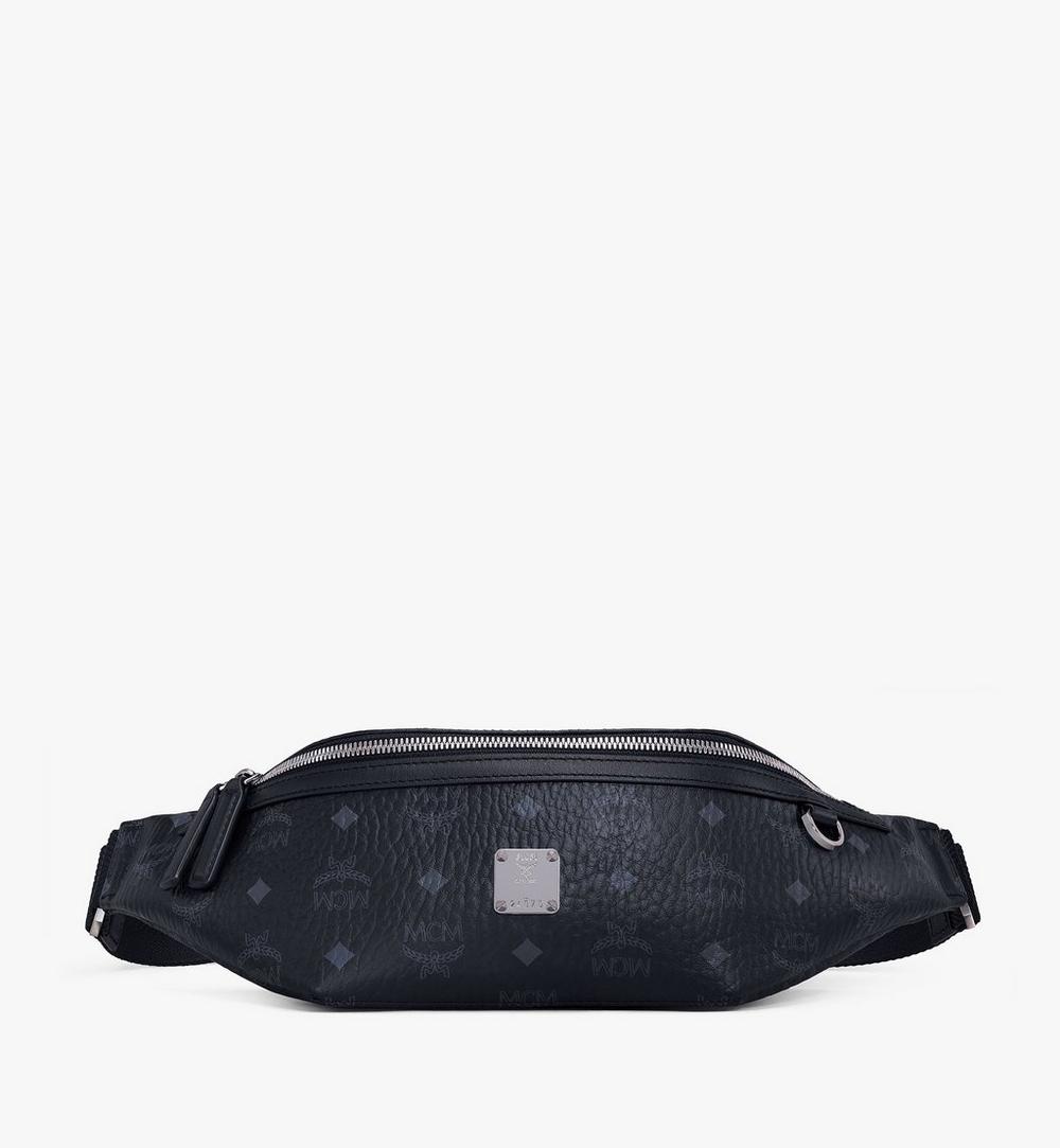 for Men Mens Bags Belt Bags waist bags and bumbags Fendi Leather Logo-print Belt Bag in Grey Grey 