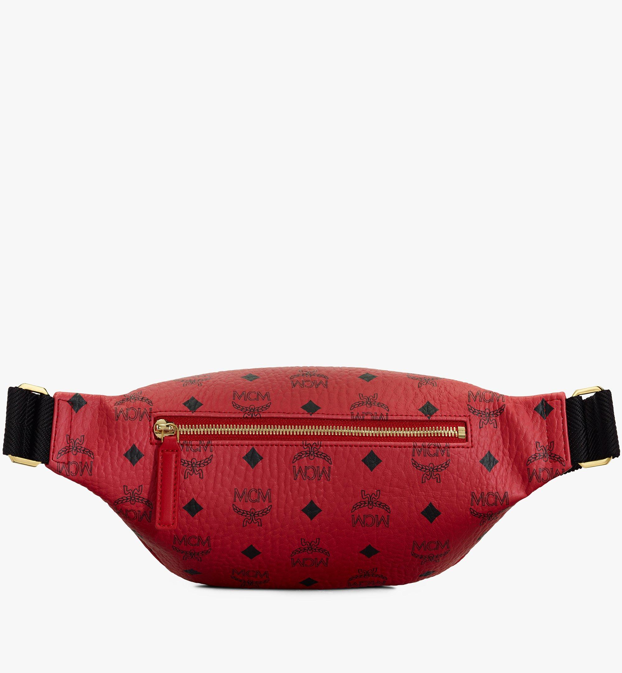 mcm fanny pack red