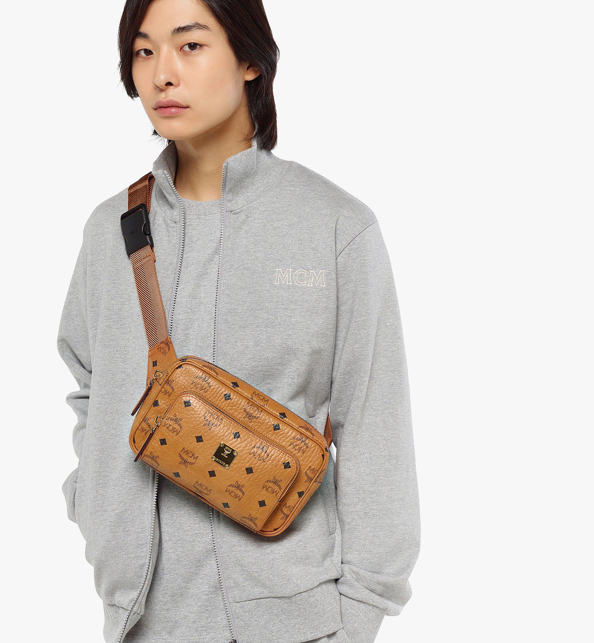 Small Fursten Belt Bag in Visetos Cognac | MCM ®US