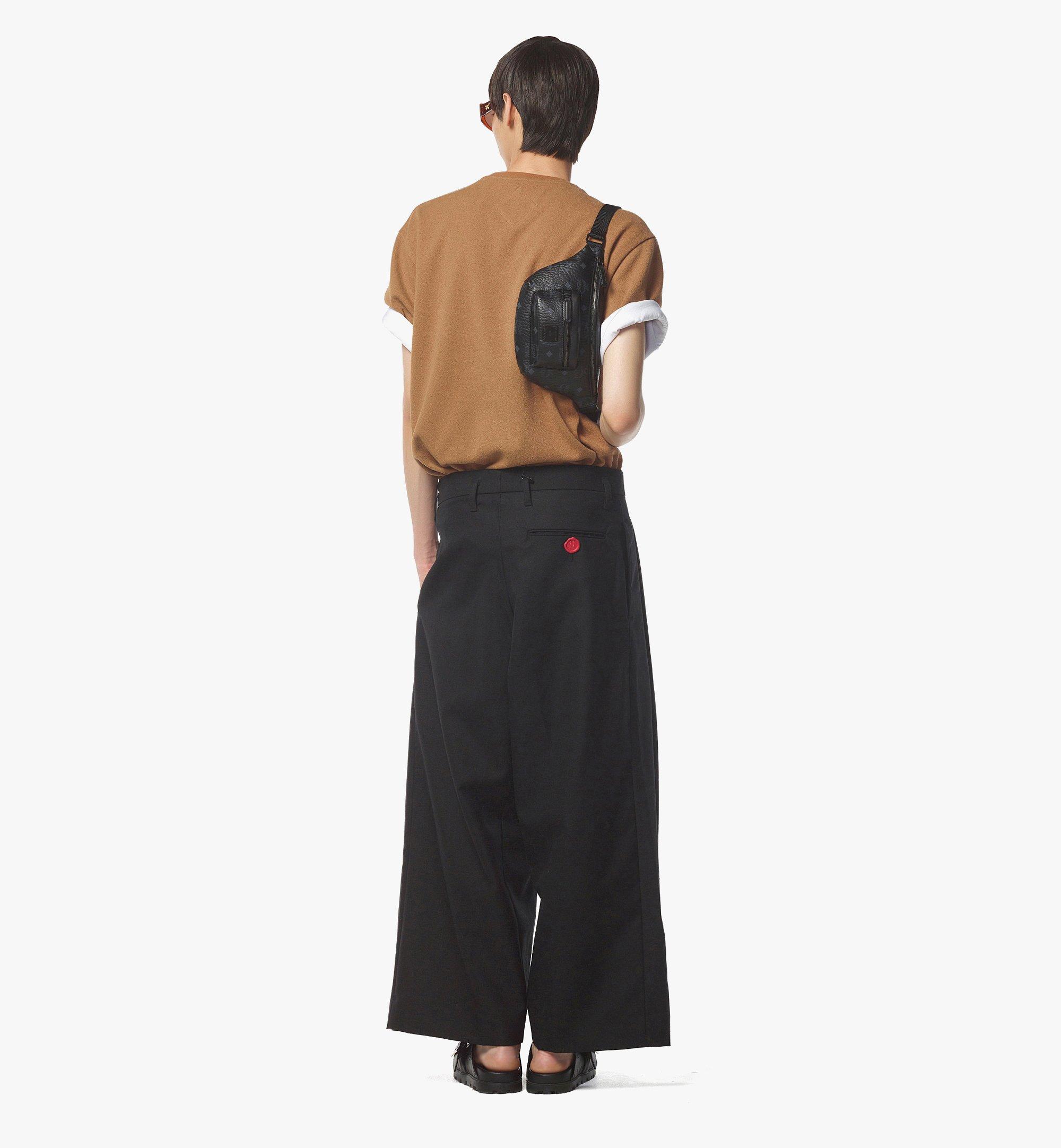 Oversized Leather Fanny Pack Leather Belt Bag Leather Bum 