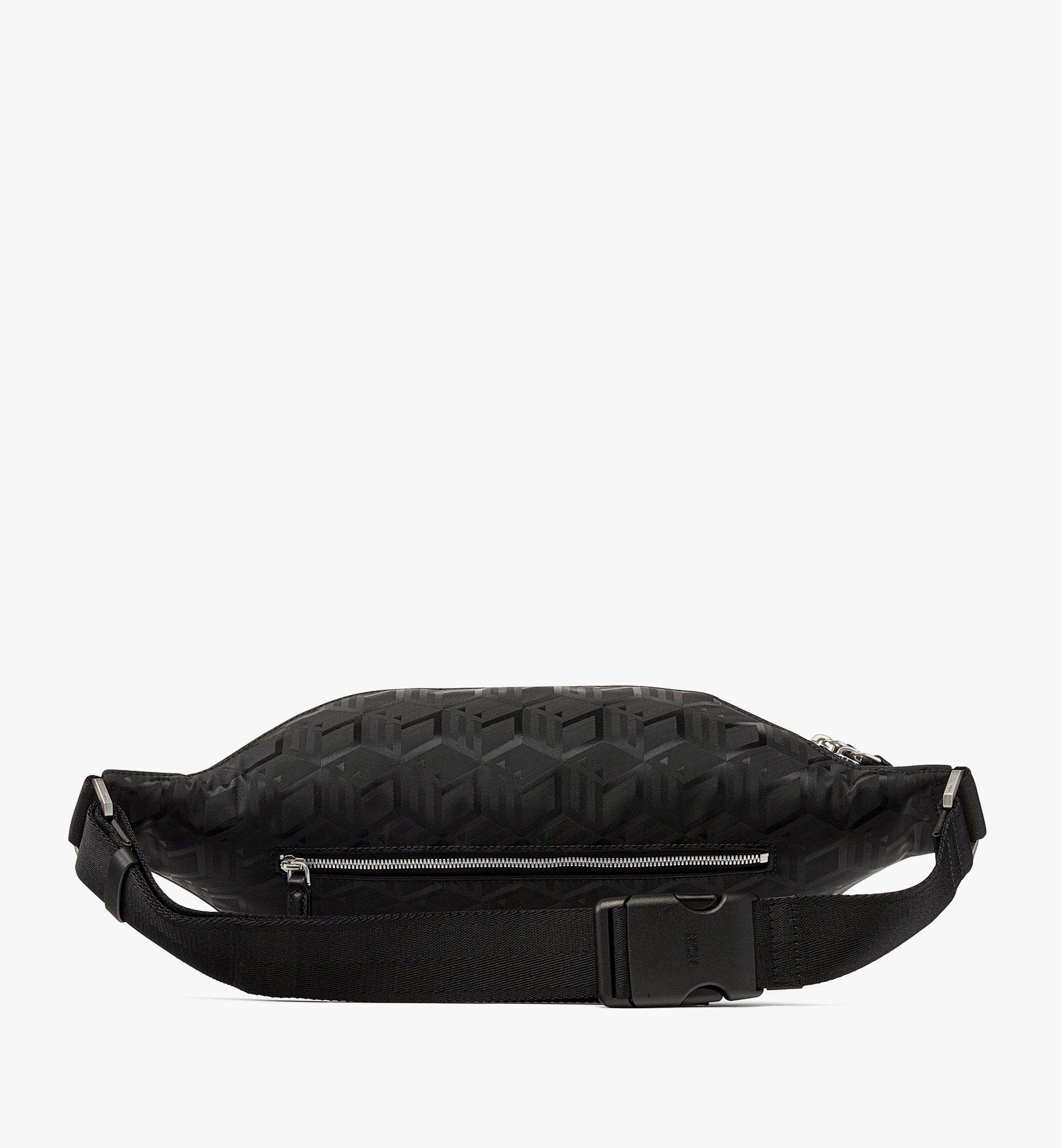 MCM Furten ベルトバッグ - キュービックジャカード ナイロン Black MMZDAFI02BK001 ほかの角度から見る 2