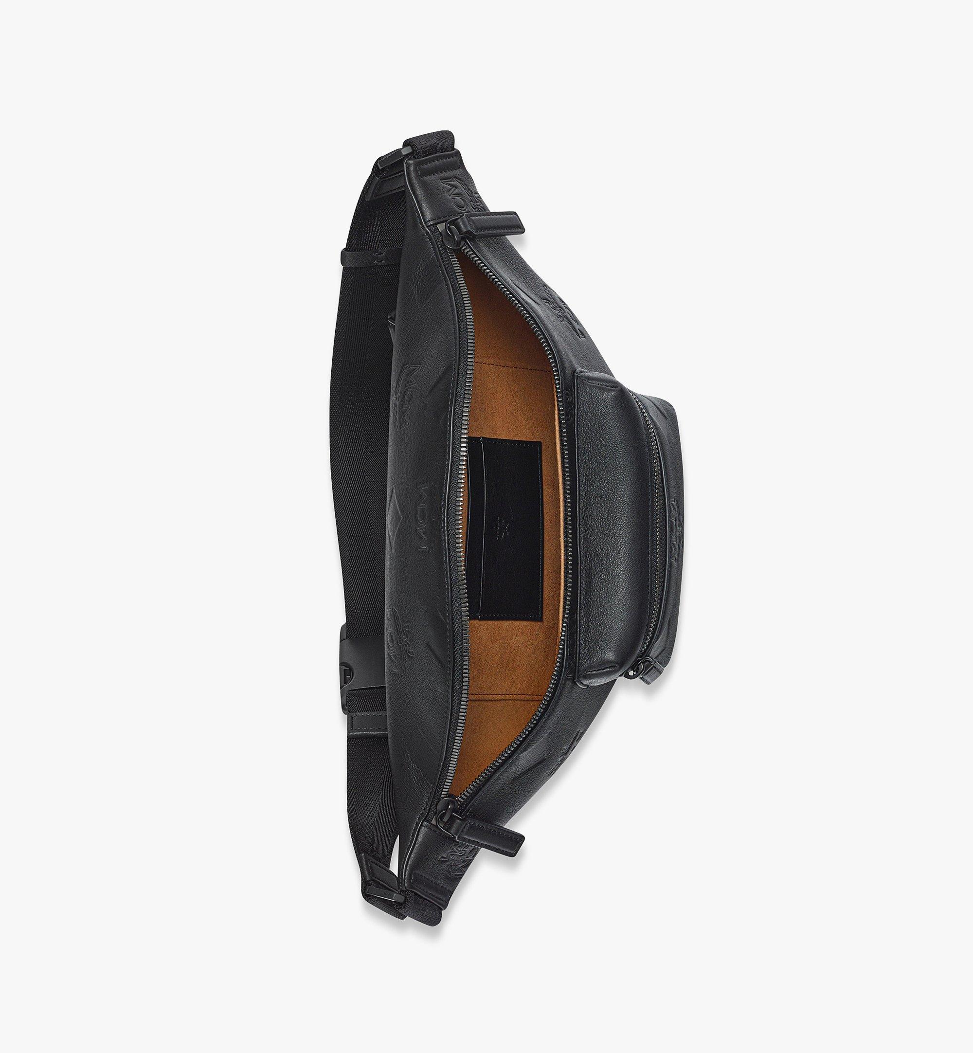 Medium Fursten Belt Bag in Maxi Monogram Leather Black | MCM ®US