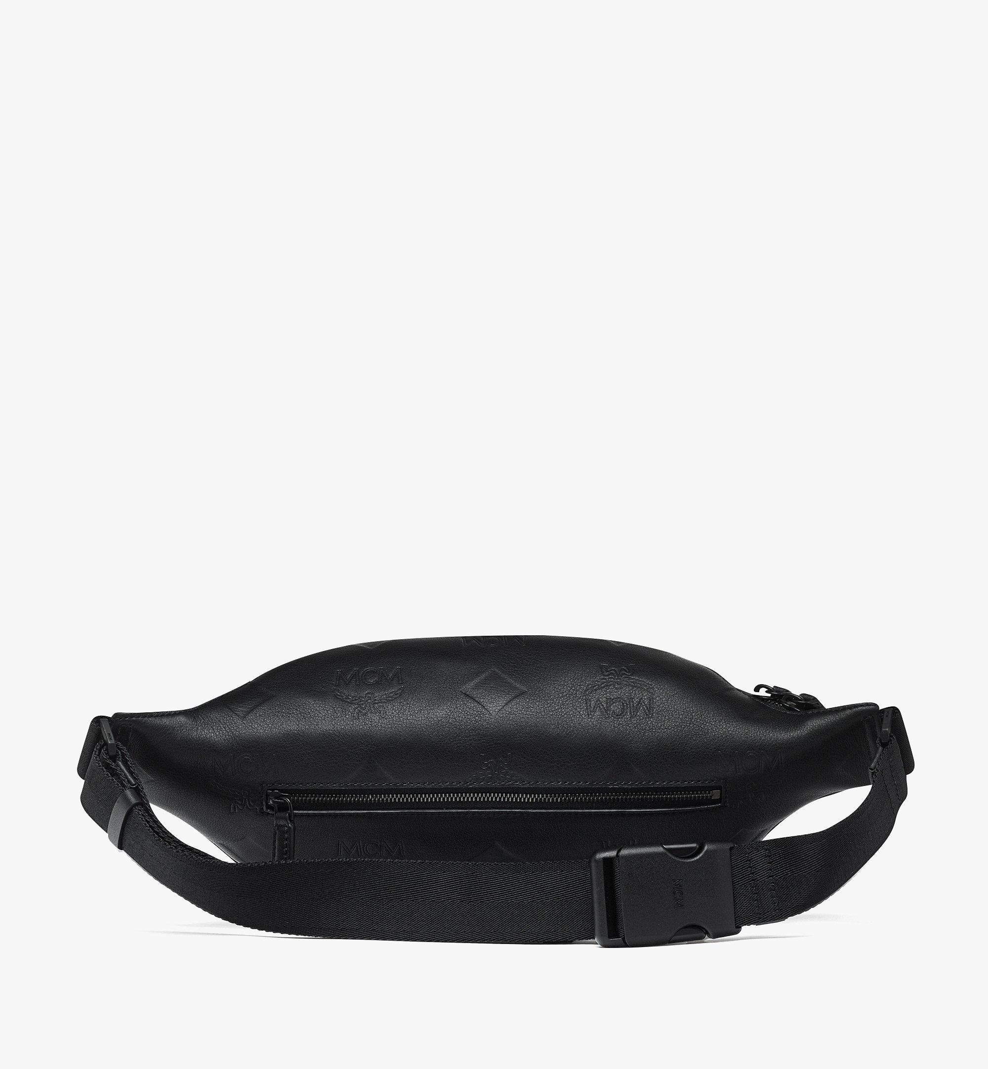 Medium Fursten Belt Bag in Maxi Monogram Leather Black MCM US