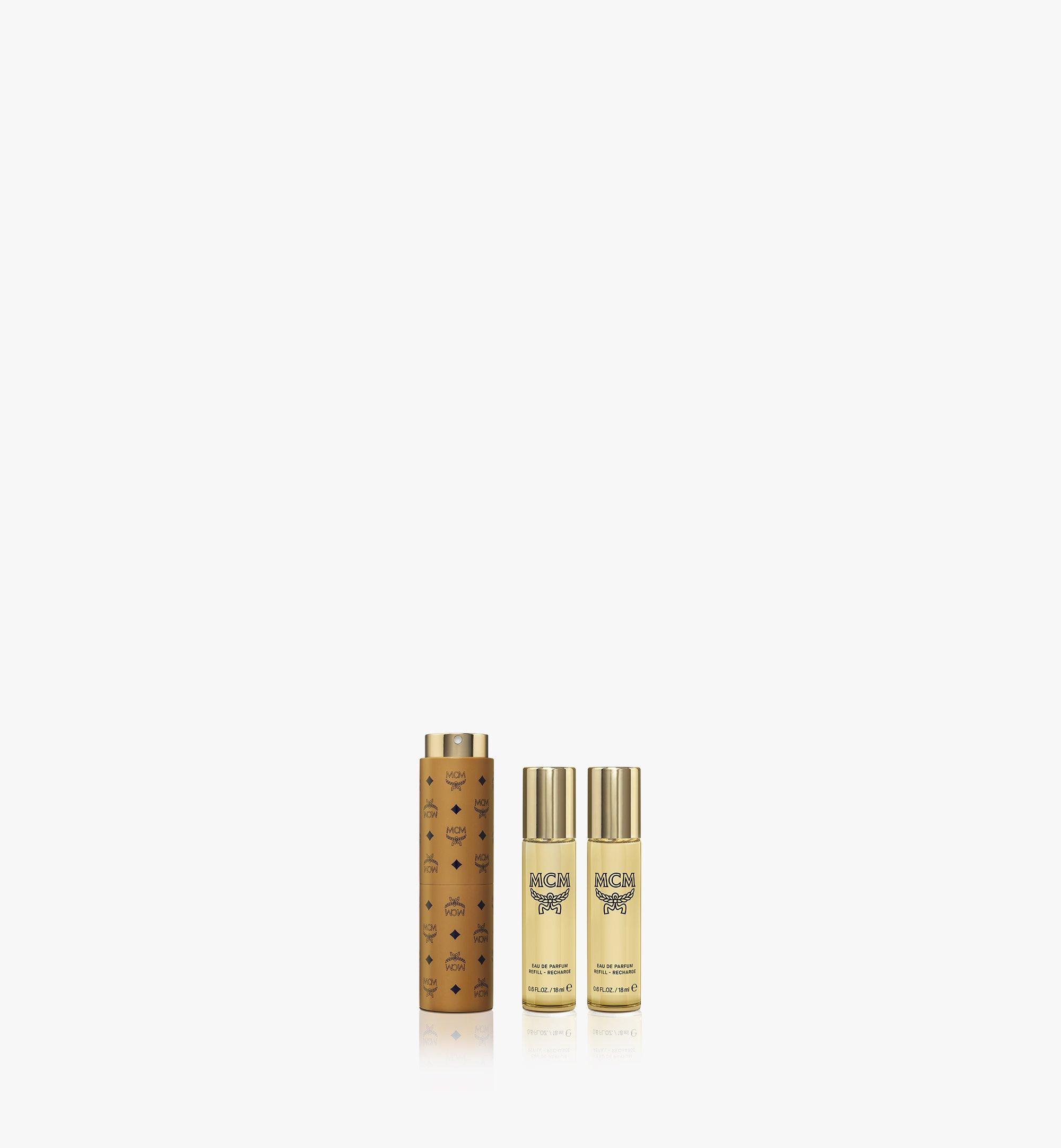 MCM MCM Eau de Parfum Refillable Travel Spray Set Cognac MPFDSMM06CO001 Alternate View 1