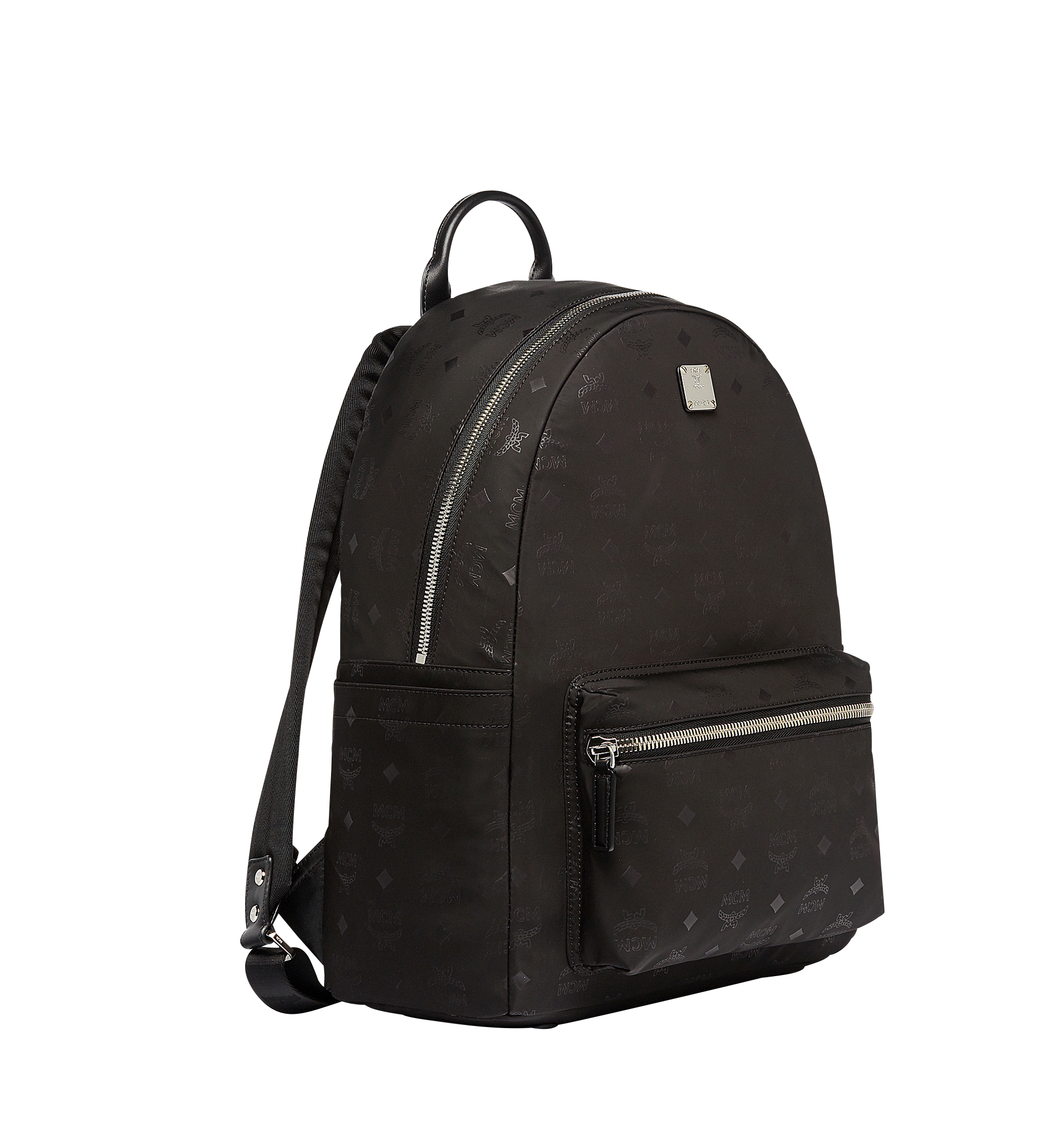 mcm backpack nylon black